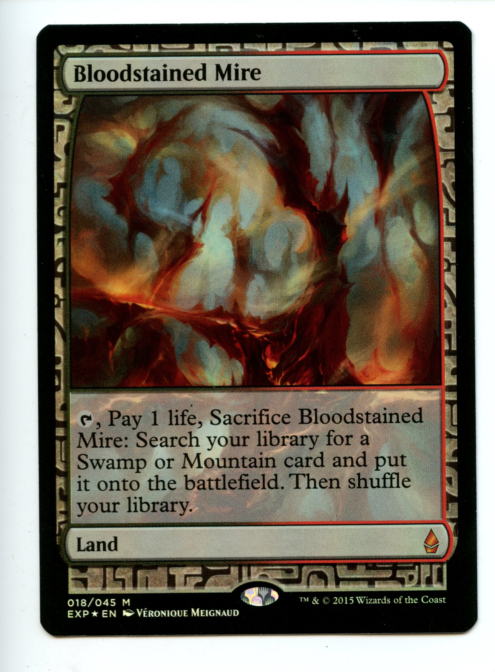 Magic the Gathering - Bloodstained Mire  - Zendikar Expeditions  - Lightly Played 