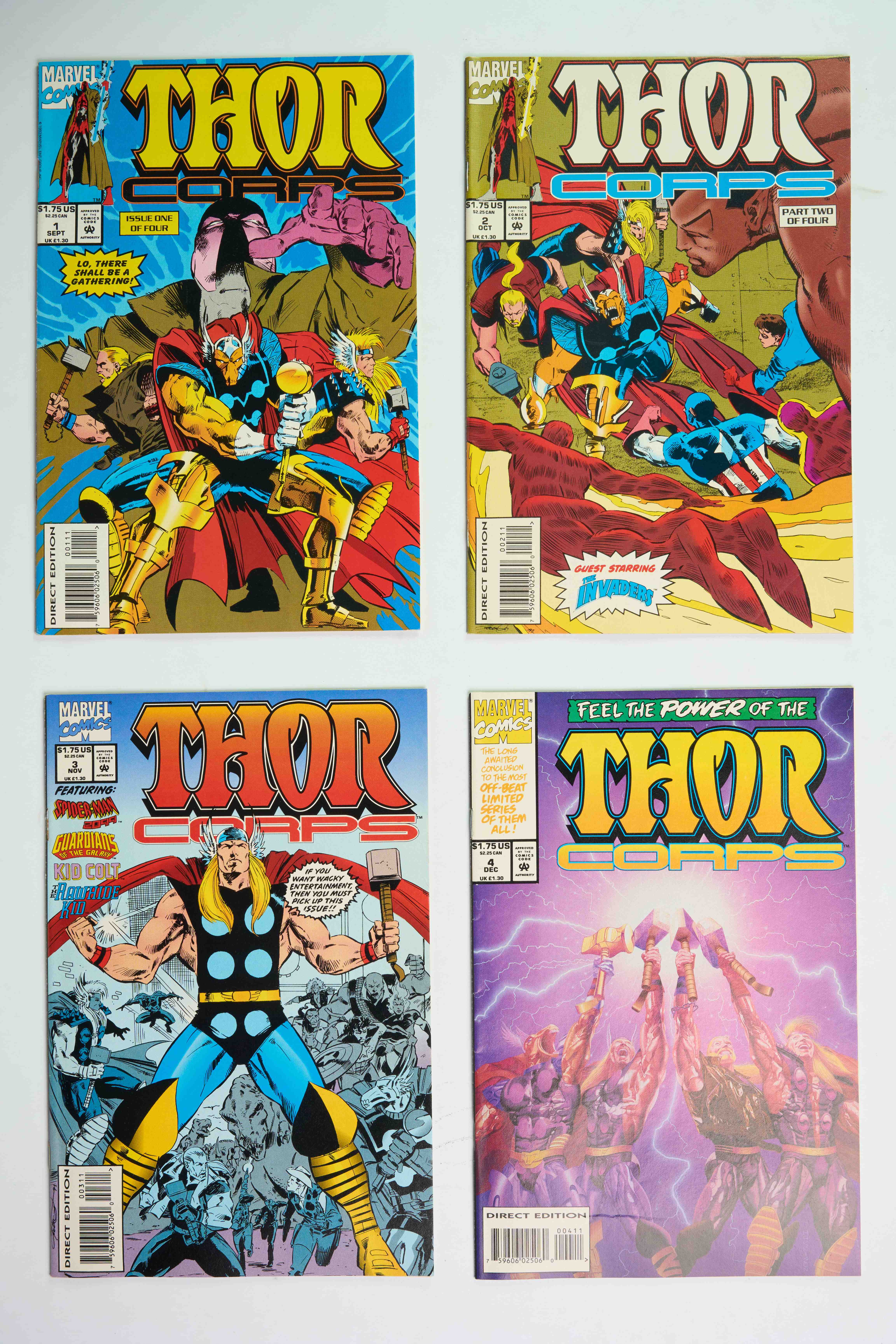 Thor Corps (Marvel Comics 1993) Complete set of 4 Issues