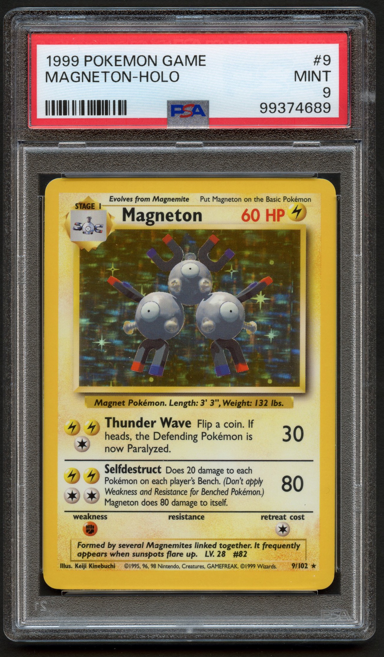 <p>PSA 9 Magneton Holo #9 Base Set</p>