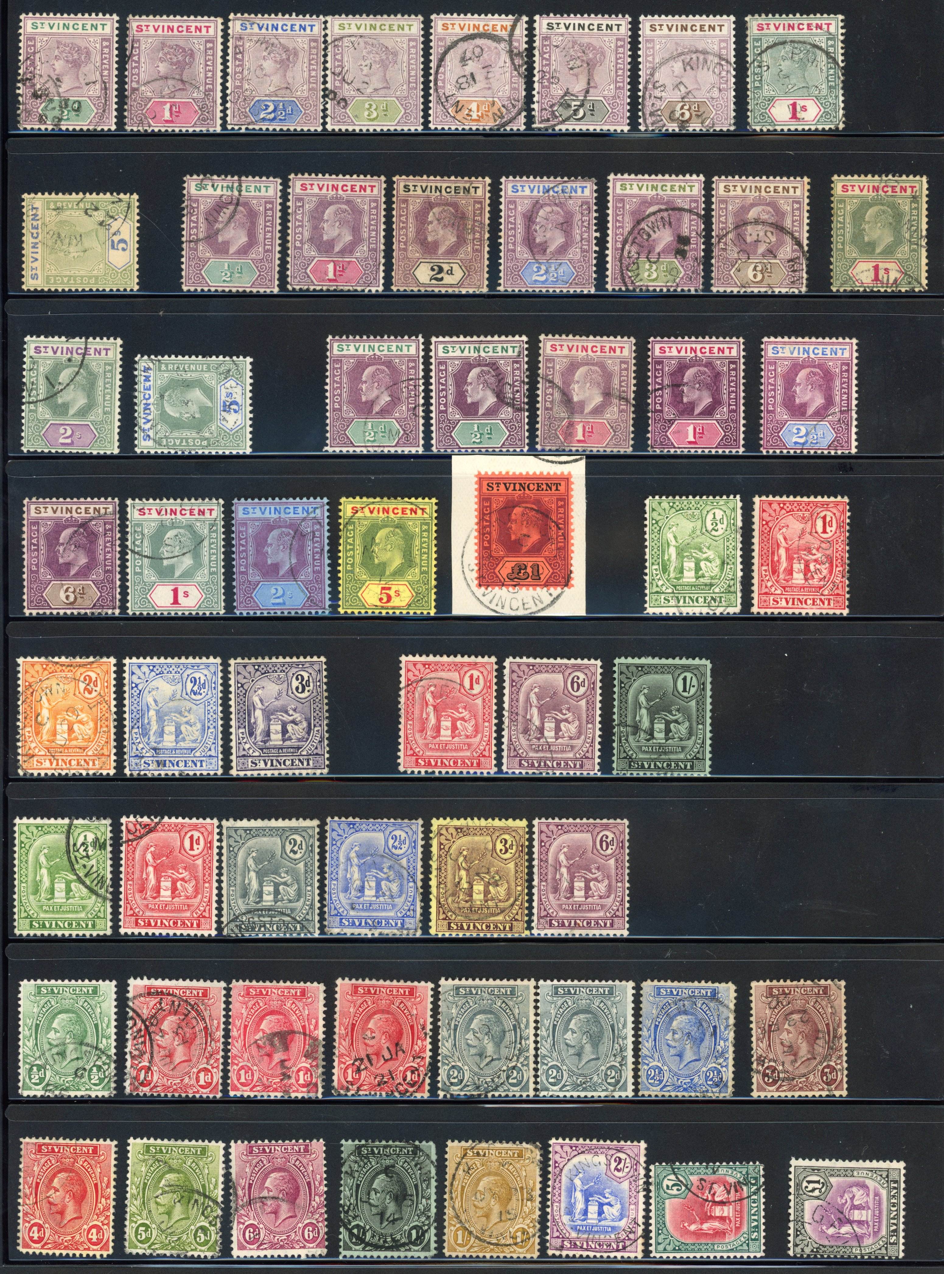 St Vincent 1899-1932 collection used