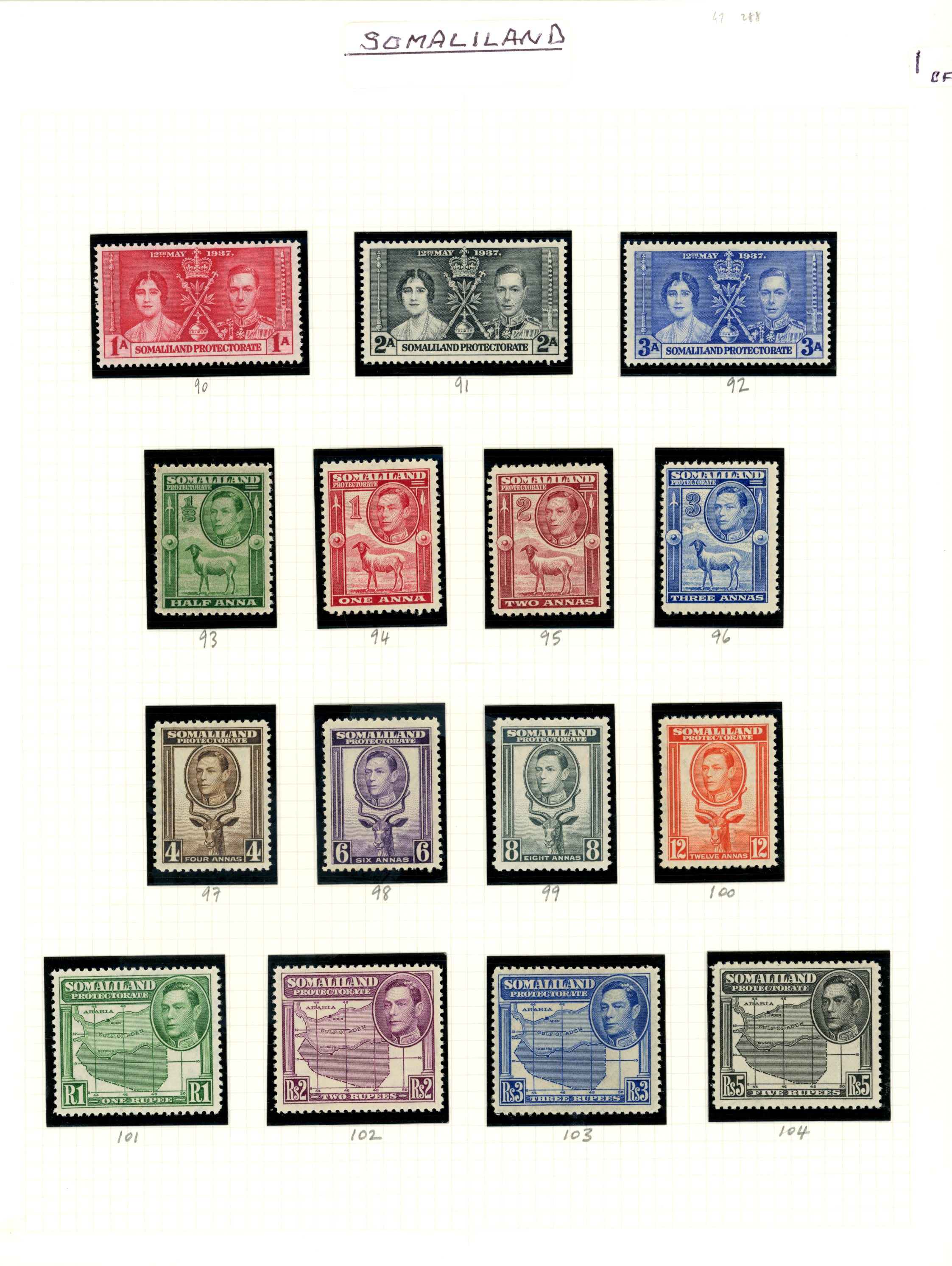 1937-51 KG VI collection (47) on...