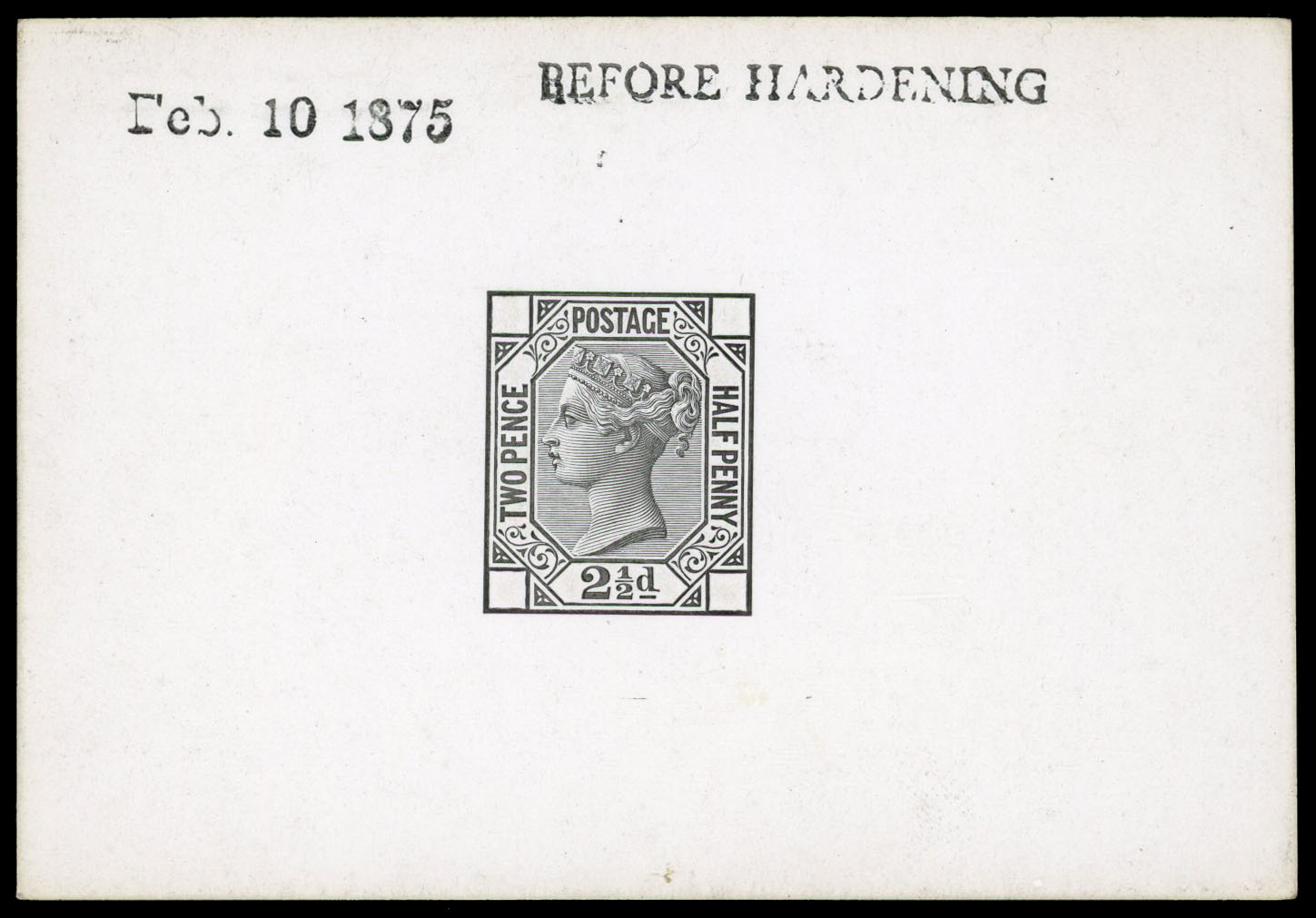 SG 138 die proof before hardening 