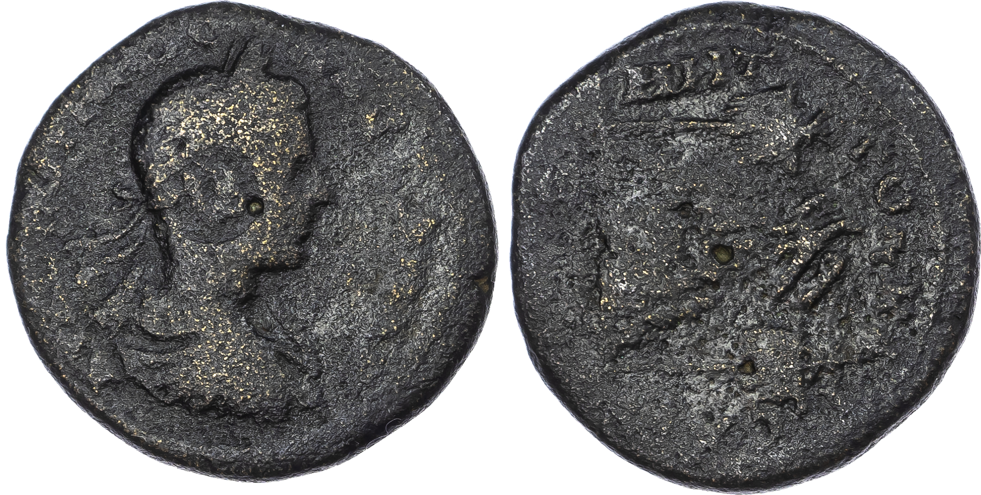 Severus Alexander Æ 27mm of Caesarea-Eusebia, Cappadocia. Dated CY 6 = AD 226-227. 