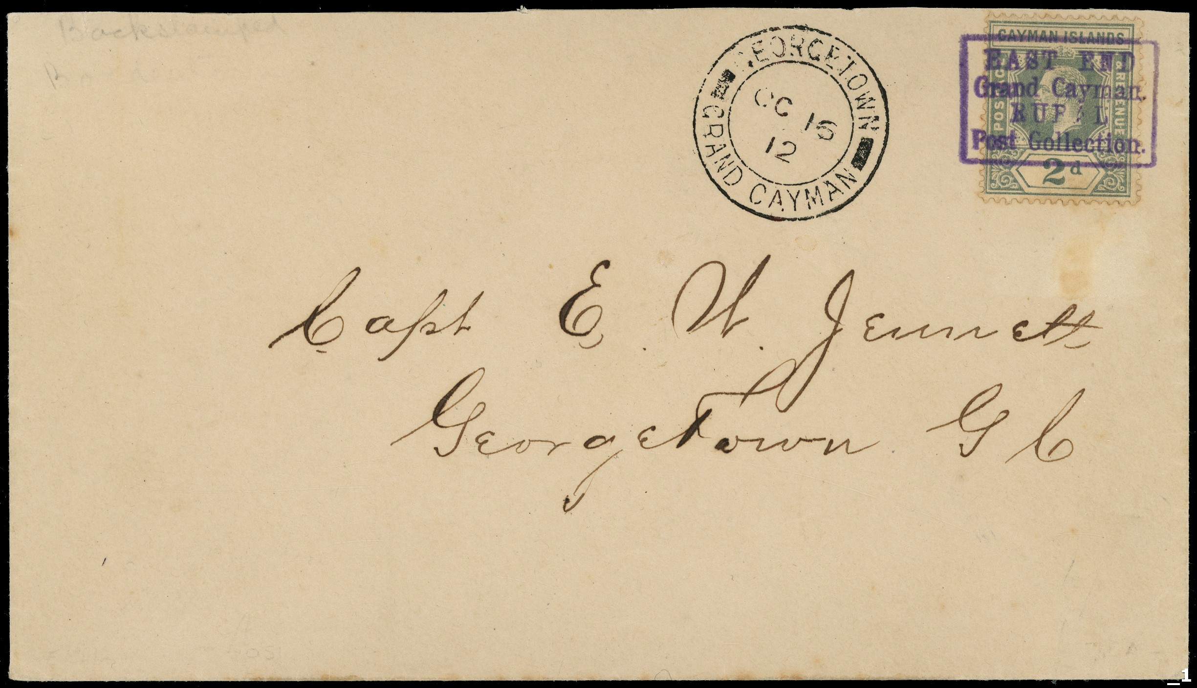 Cayman Is 1912 East End...