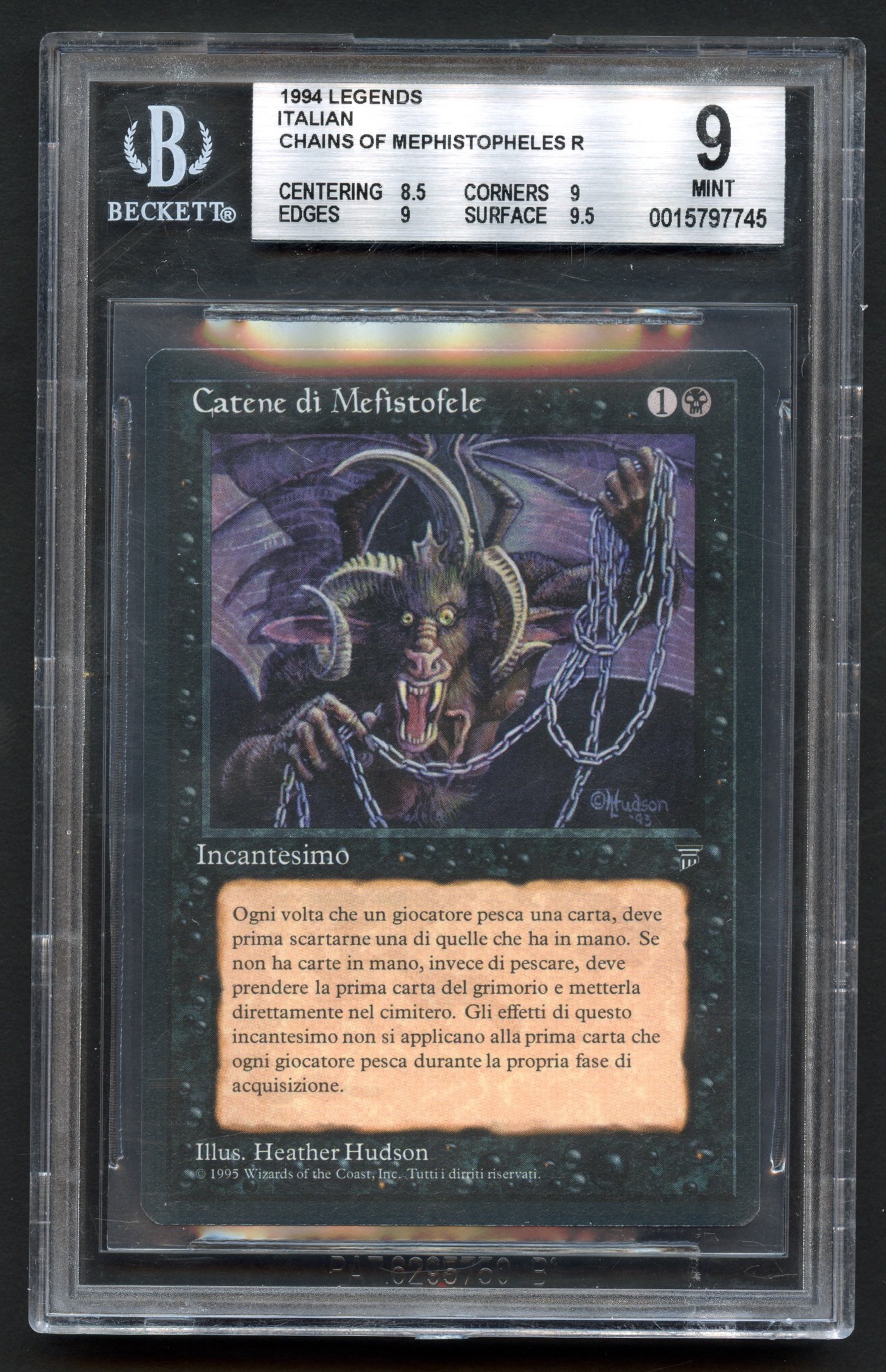 Beckett 9 - Chains of Mephistopheles - Italian Legends 1994