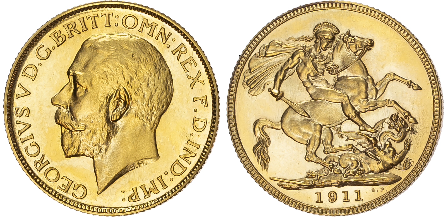 George V (1910-1936) Proof Set 1911.