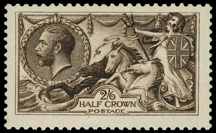 1913-8 Waterlow 2/6d very deep...