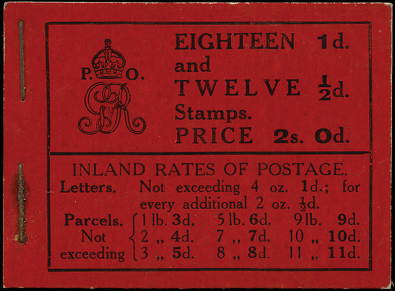 SGBB3 1912 2s0d booklet edition No13