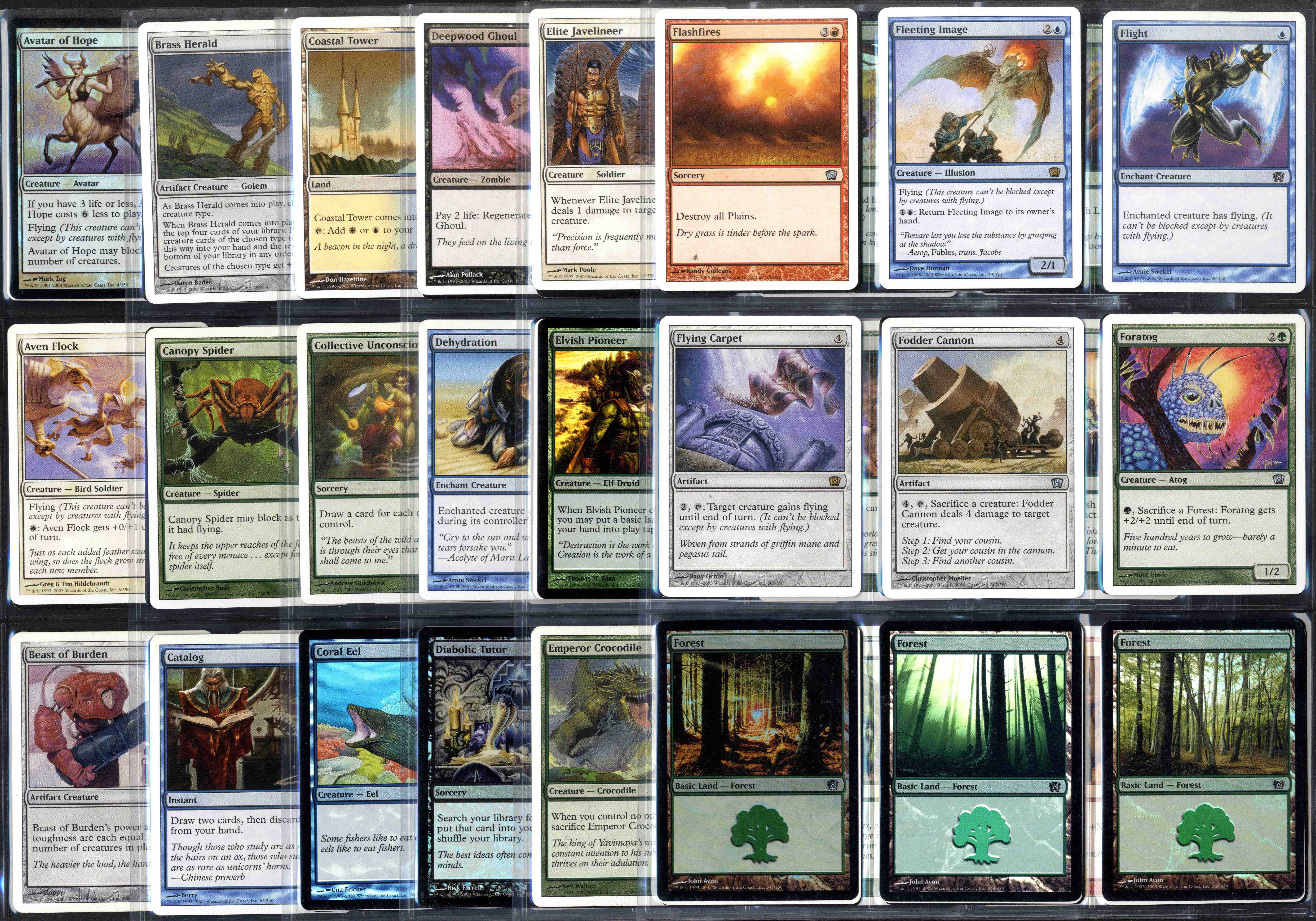 Eighth Edition - Complete Set + Foils