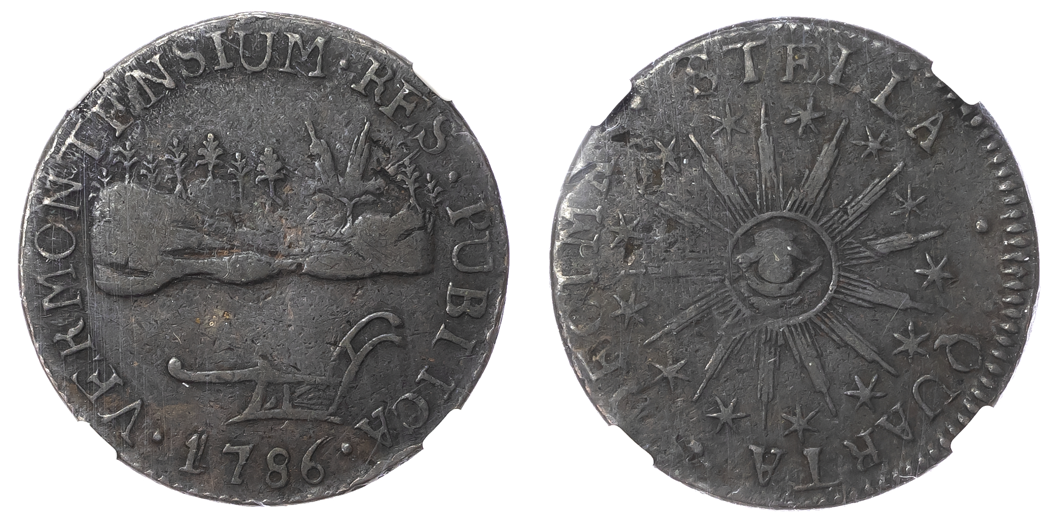 USA, Vermont, copper Cent, 1786 - VF 30 BN