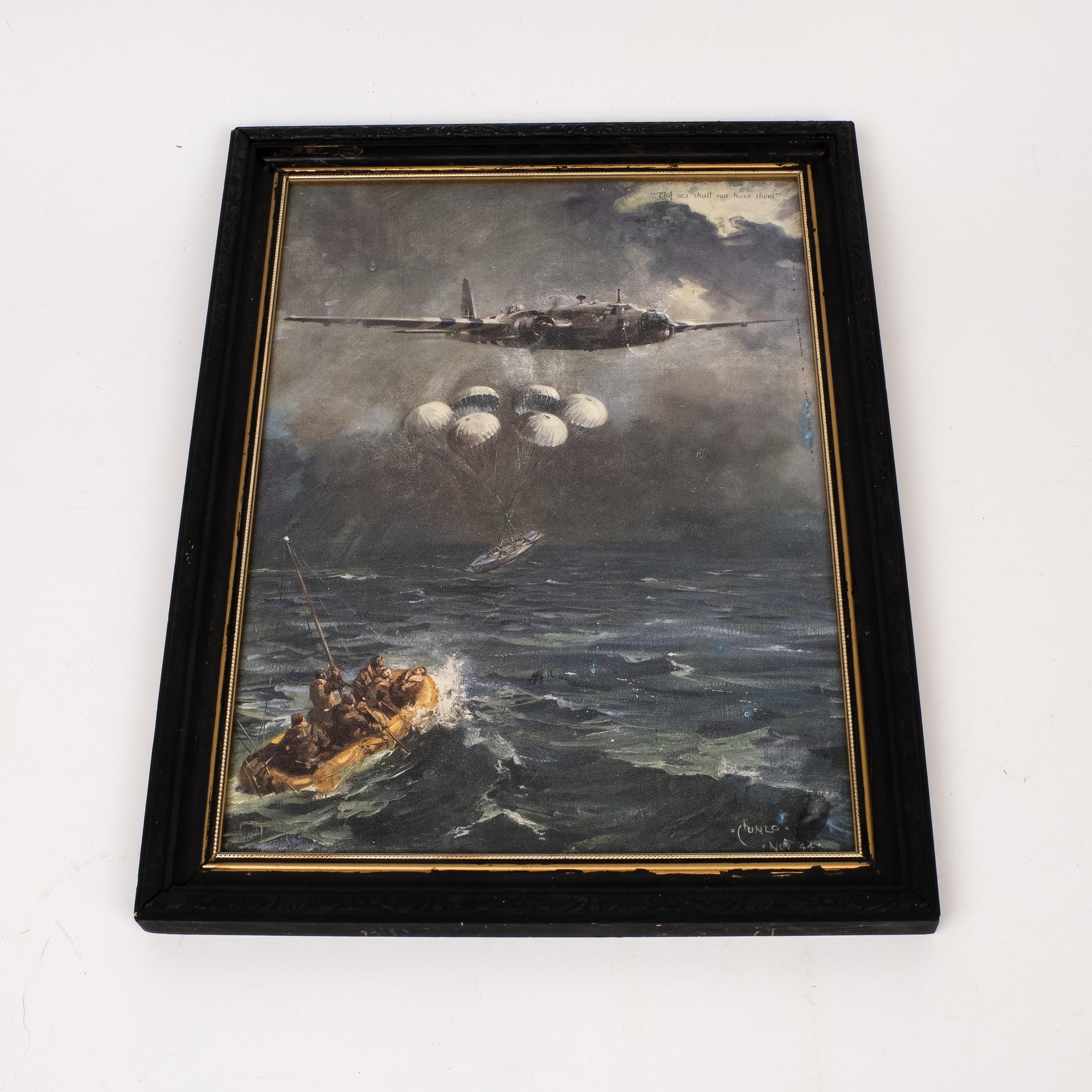 Various items including pictures and embroidery