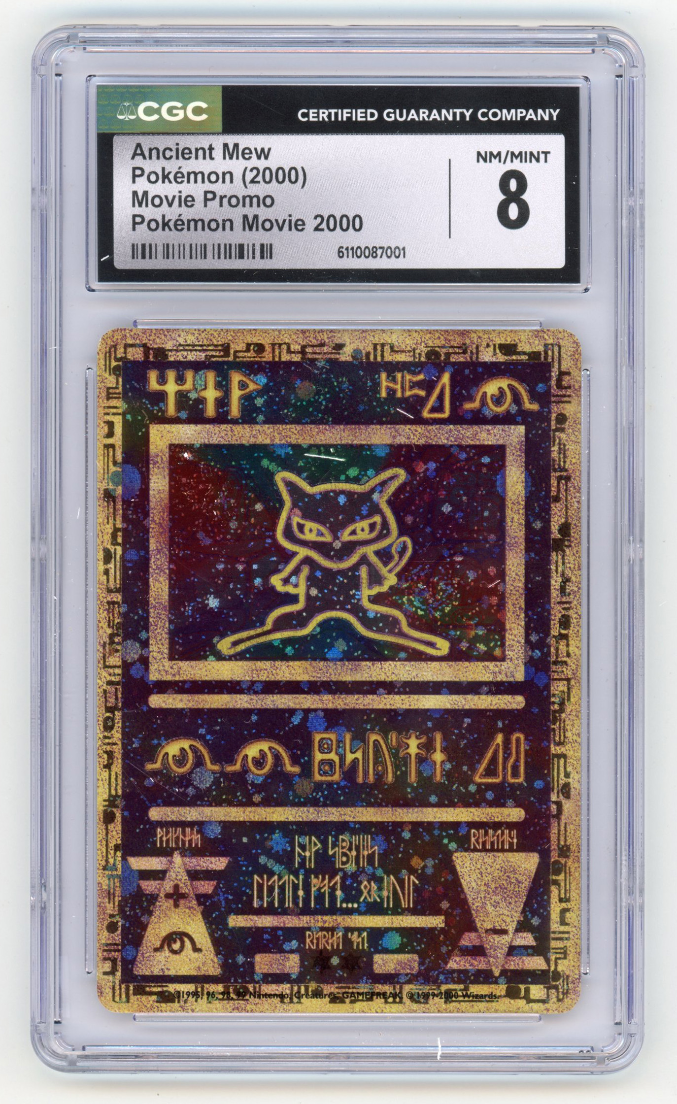 CGC 8 Ancient Mew Move Promo - Pokemon Movie 2000