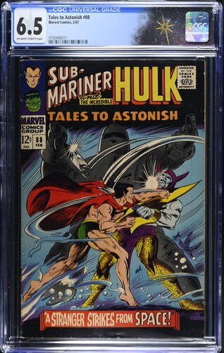 Tales to Astonish #88 CGC 6.5 Stan Lee story, Gene Colan and Bill Everett cover (Marvel Comics, 1967)