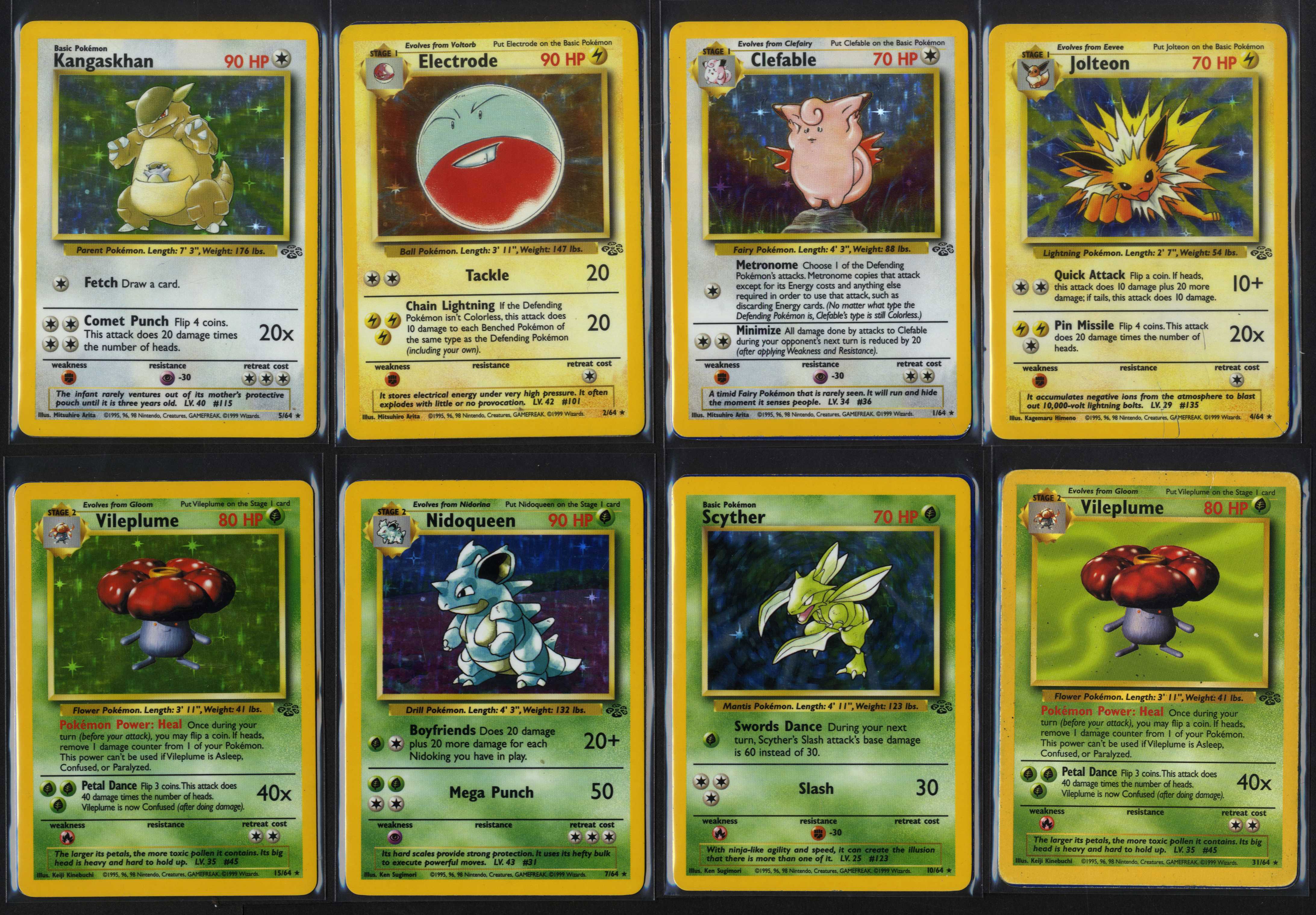 Pokémon Jungle Holo & Rare Collection Unlimited