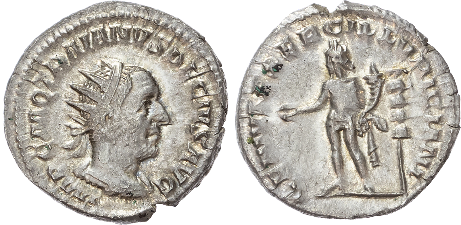 Trajan Decius (AD 249-251) AR Antoninianus, Rome, 4.06g. 