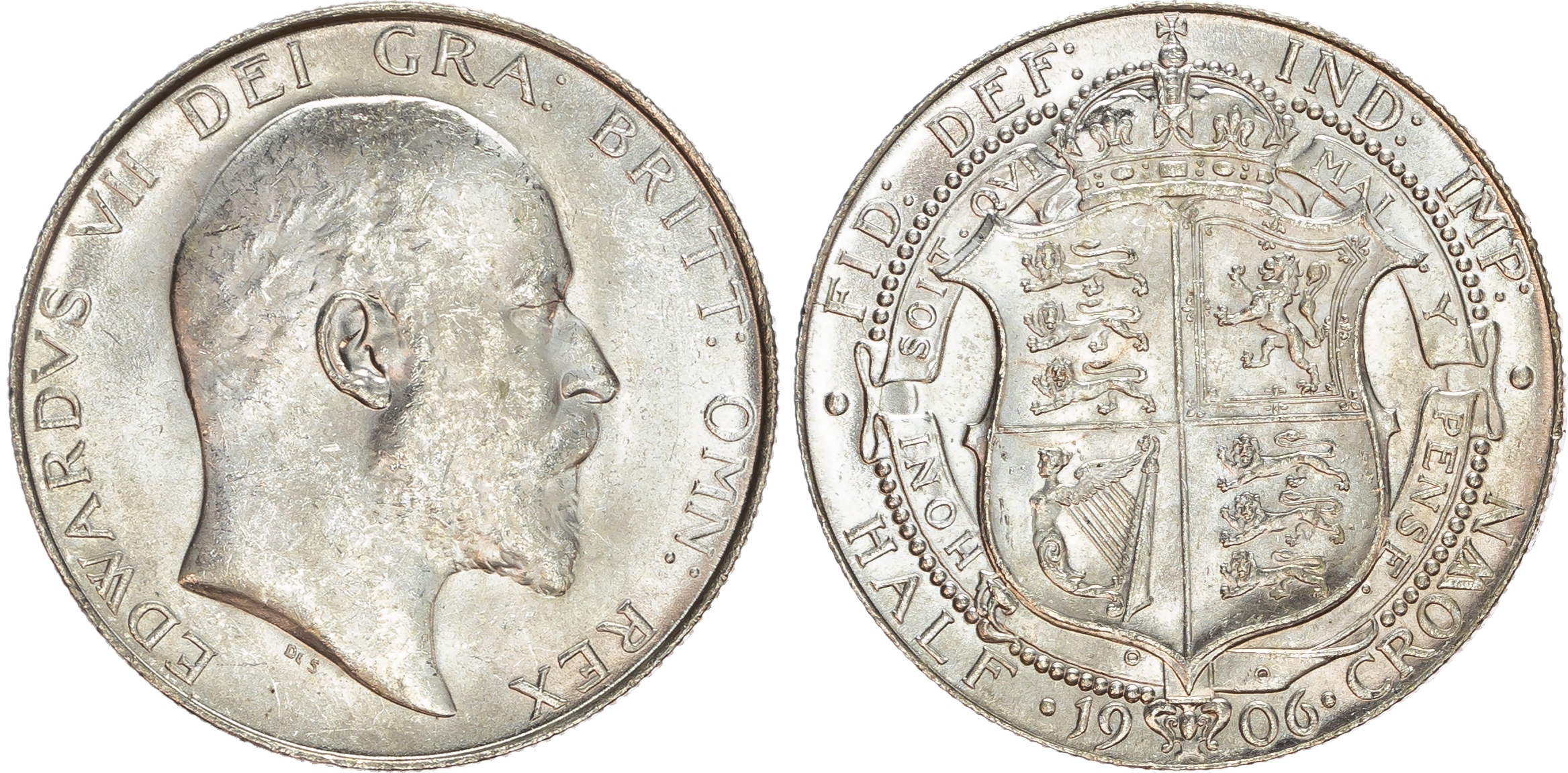 Edward VII (1901-1910), Halfcrown, 1906