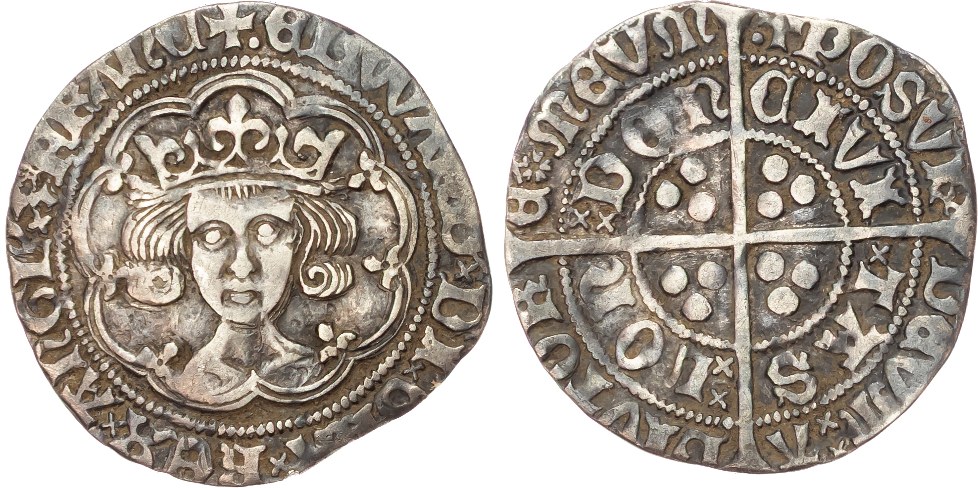 Edward IV (Second reign, 1477-1480), Light coinage, AR Groat, York, class XVIII. 