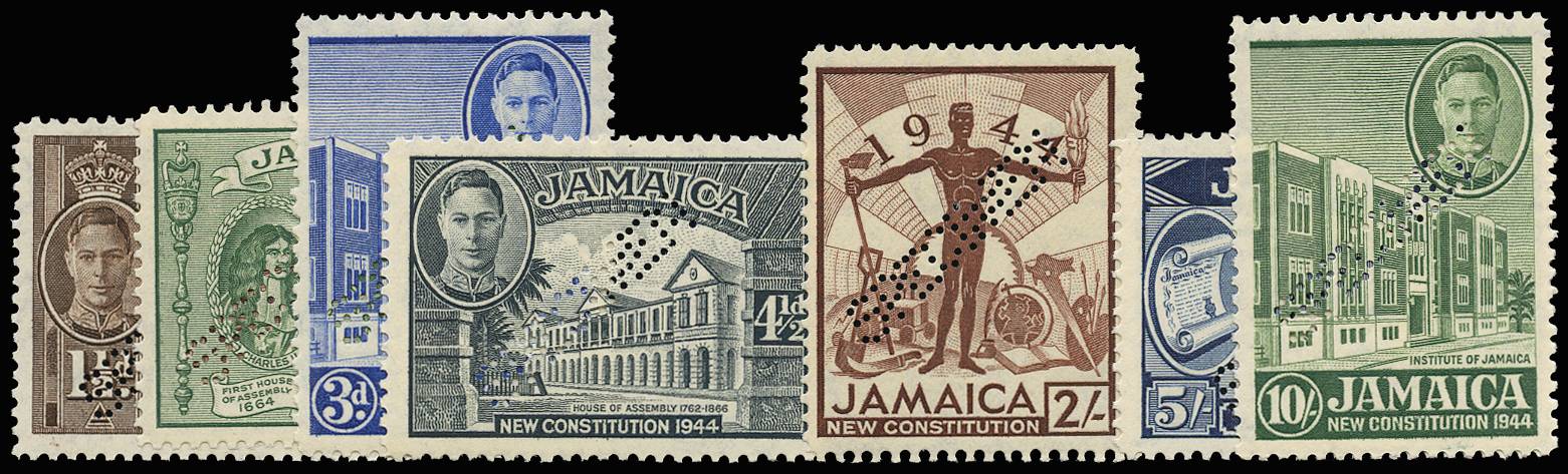 Jamaica SG134s/140s Specimen