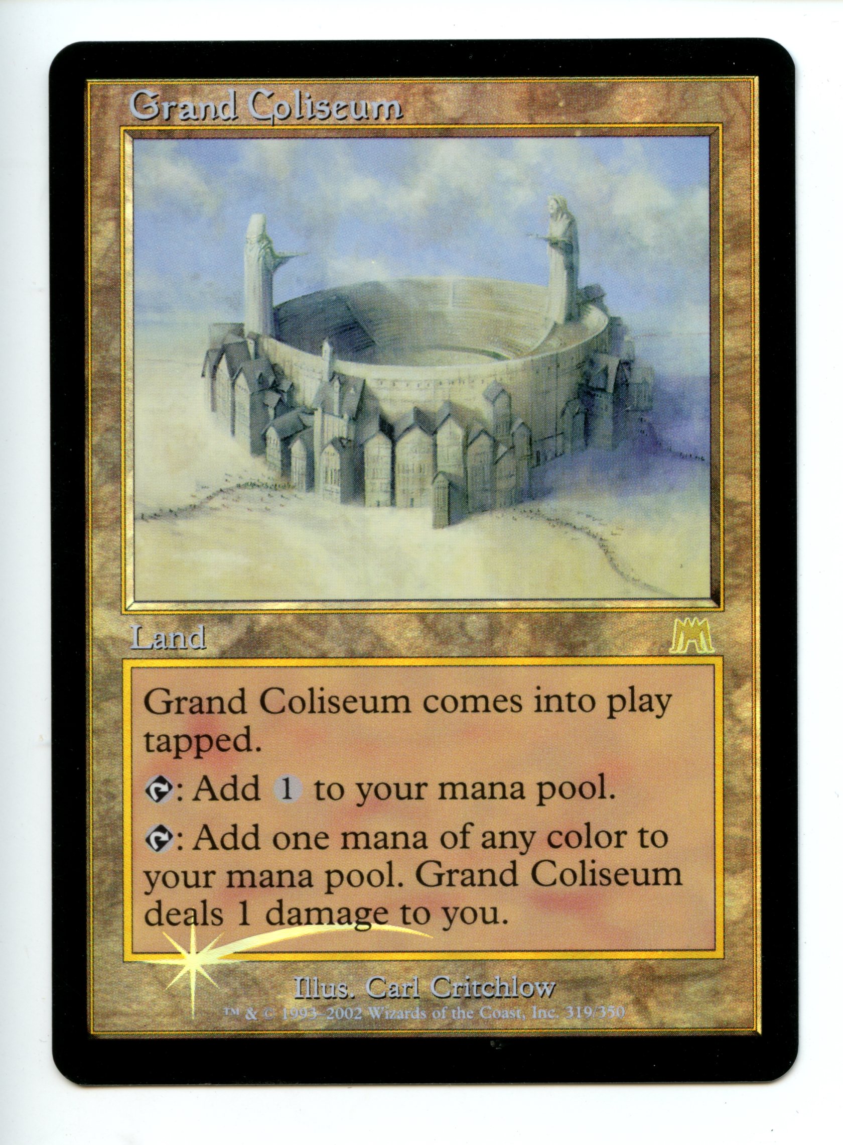 Magic The Gathering  - Grand Coliseum FOIL  - Onslaught - Lightly Played 