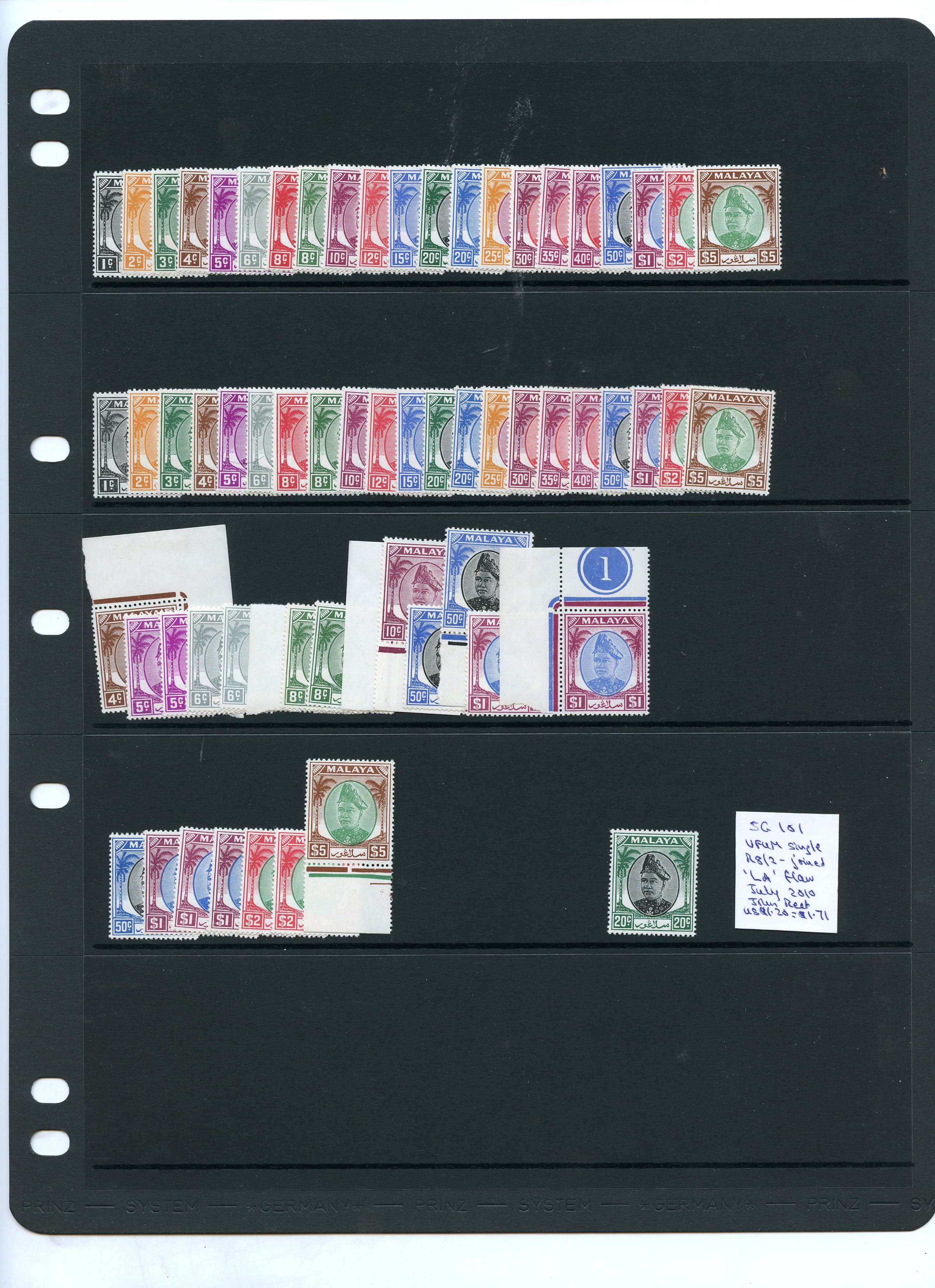 Selangor SG 90-110 collection...