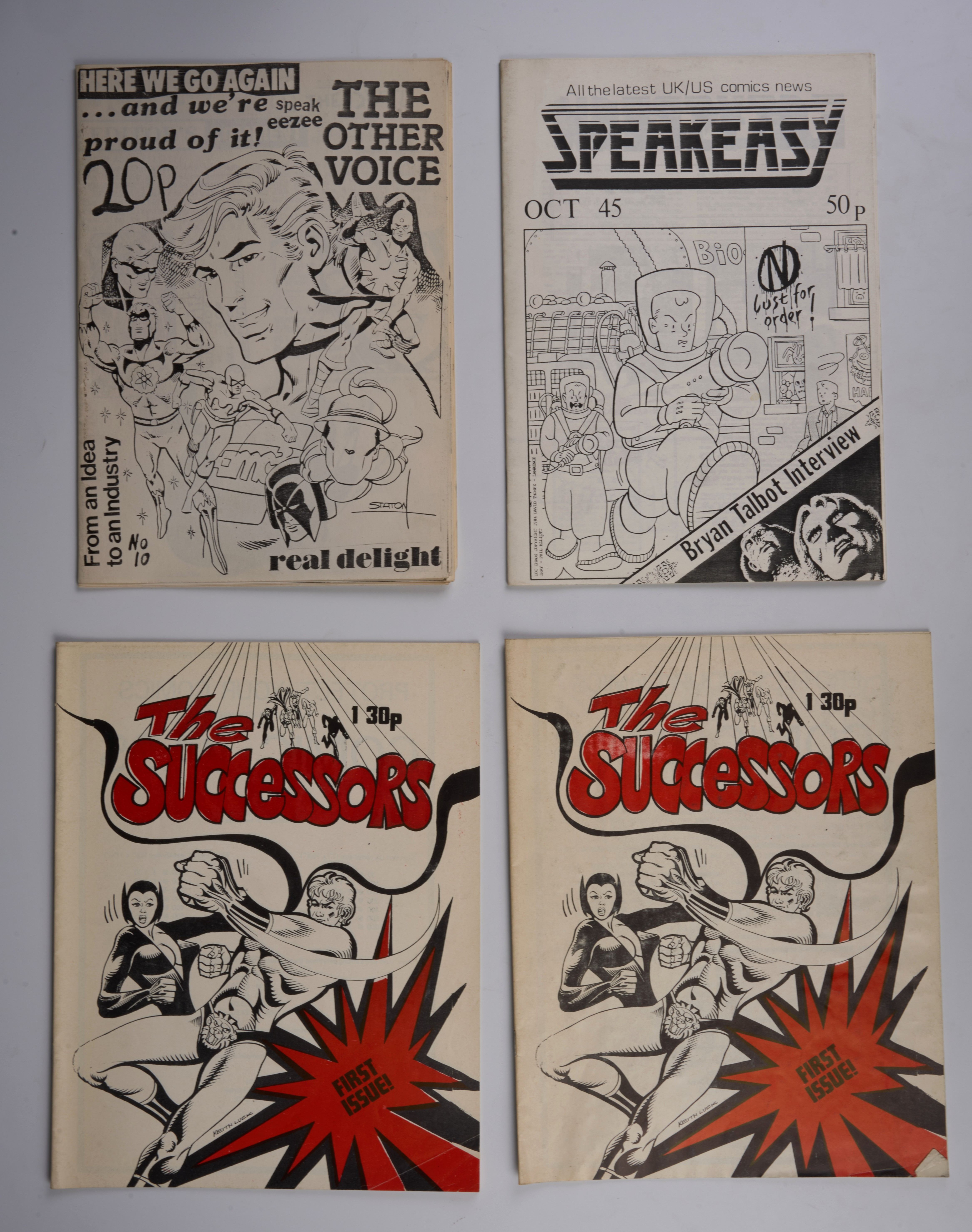 UK Underground Comix: The Other Side, Successors, Blast & More (Gencomics/Gez Kelly/Grippo, 1970s-80) Bundle of 13