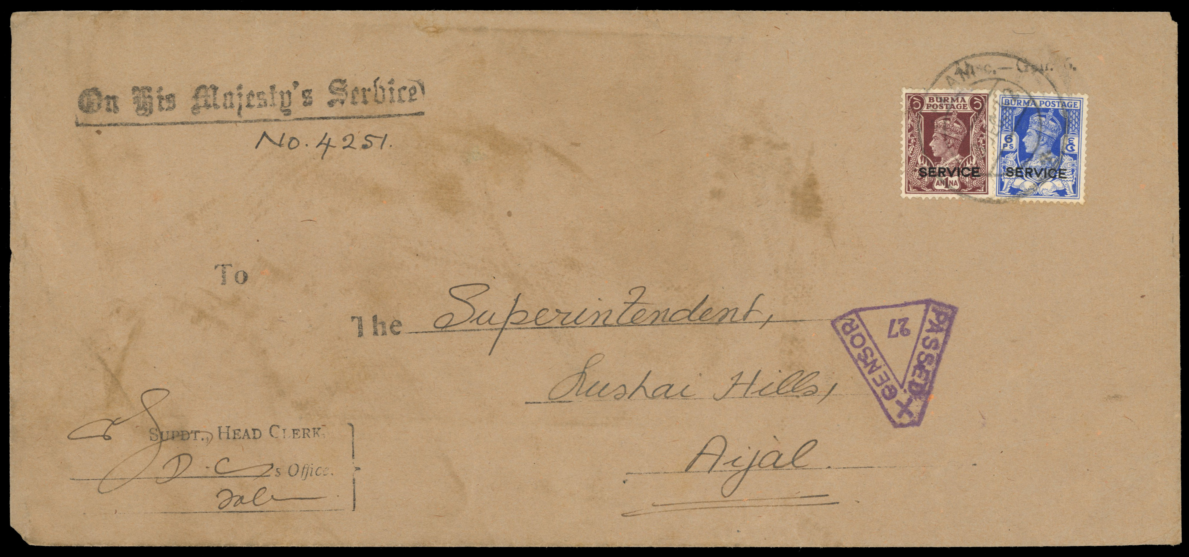 Burma Chin Hills cover