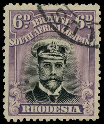 1918-21 6d Head Die IIIA on IIIB, perf 14,...