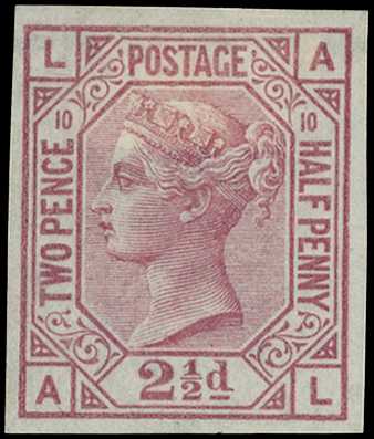 1878 2½d rosy mauve Pl.10. Very fine unused...