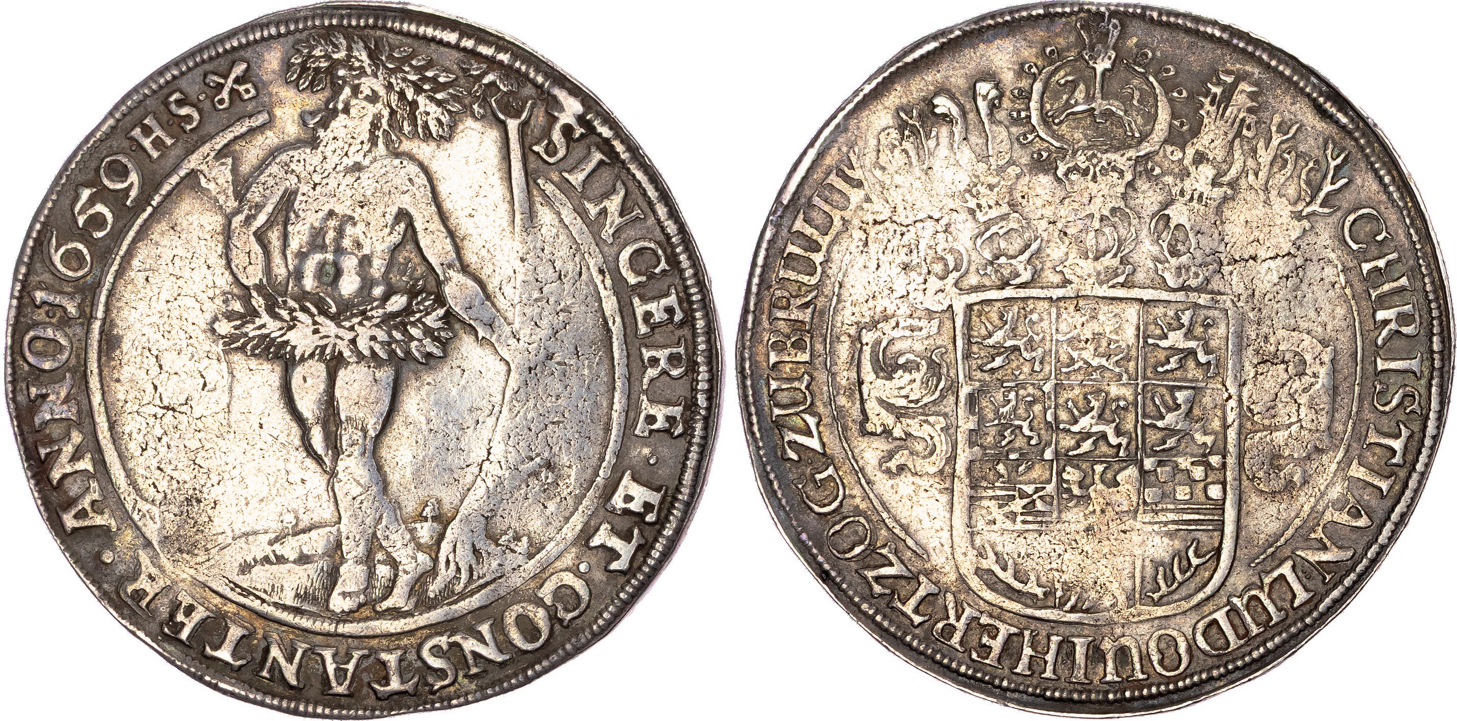 Germany, Brunswick-Lüneburg-Celle, Christian Ludwig (1648-1665), silver Taler, 165