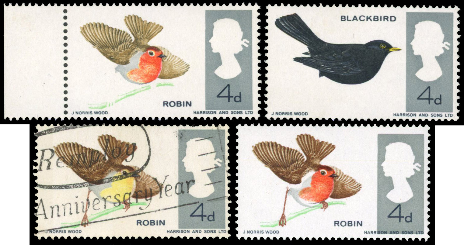 Great Britain 1966 British Bids errors collection