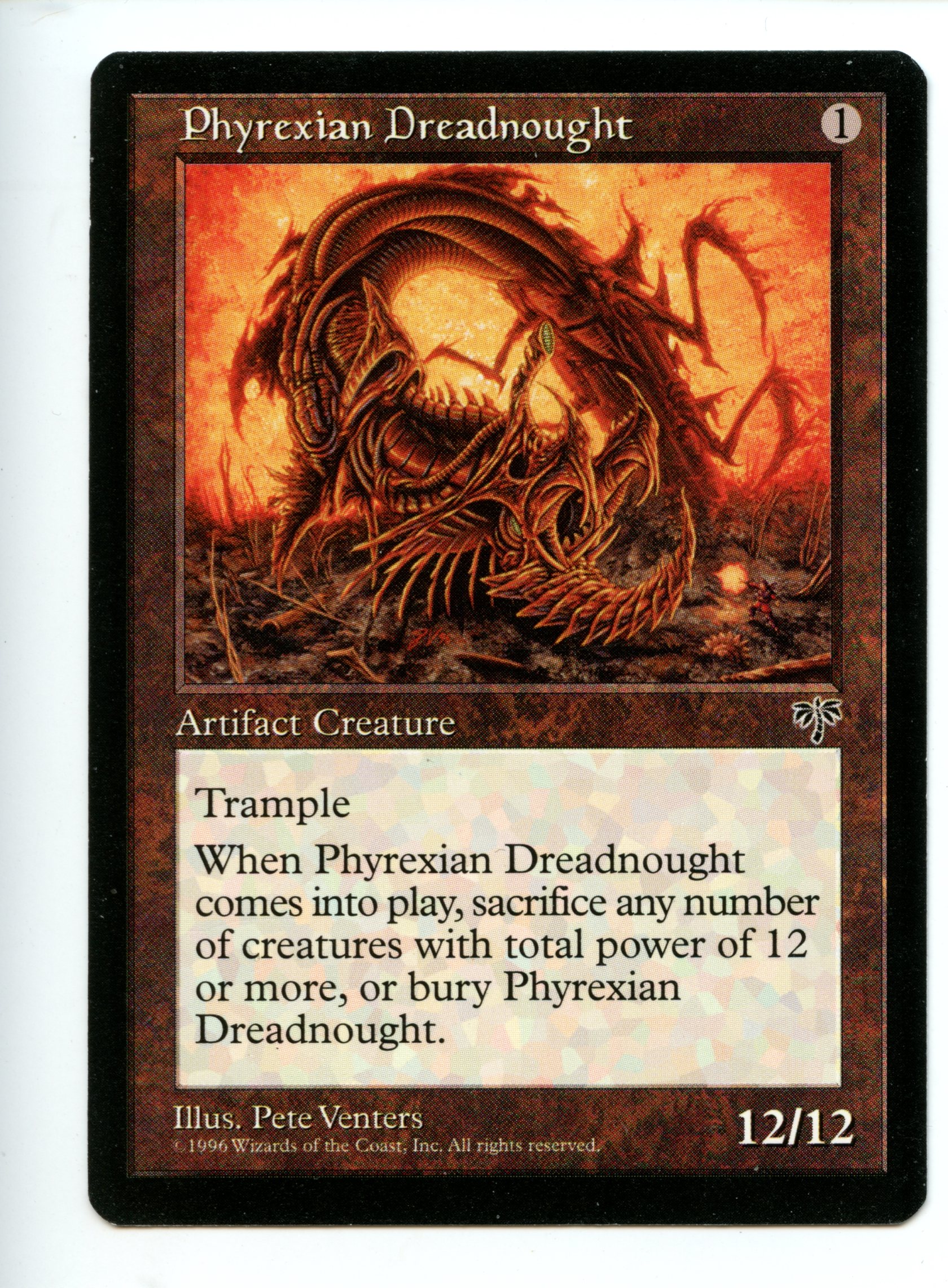 Magic The Gathering - Phyrexian Dreadnought - Mirage - Near Mint Condition 