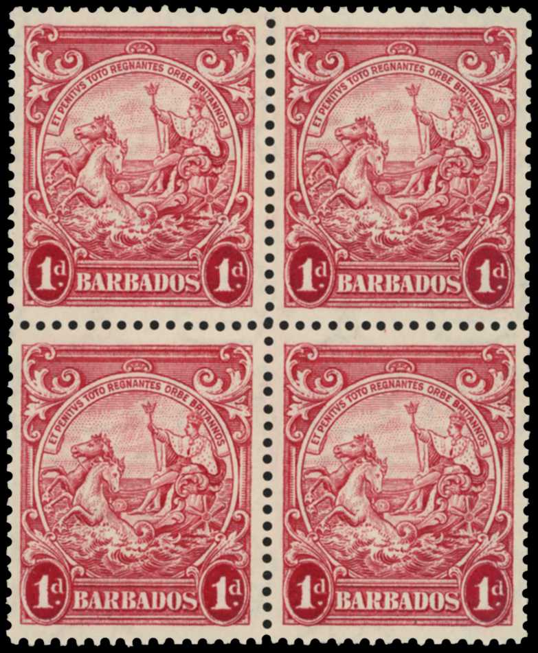 1938-47 1d scarlet, perf 13½x13, fresh...