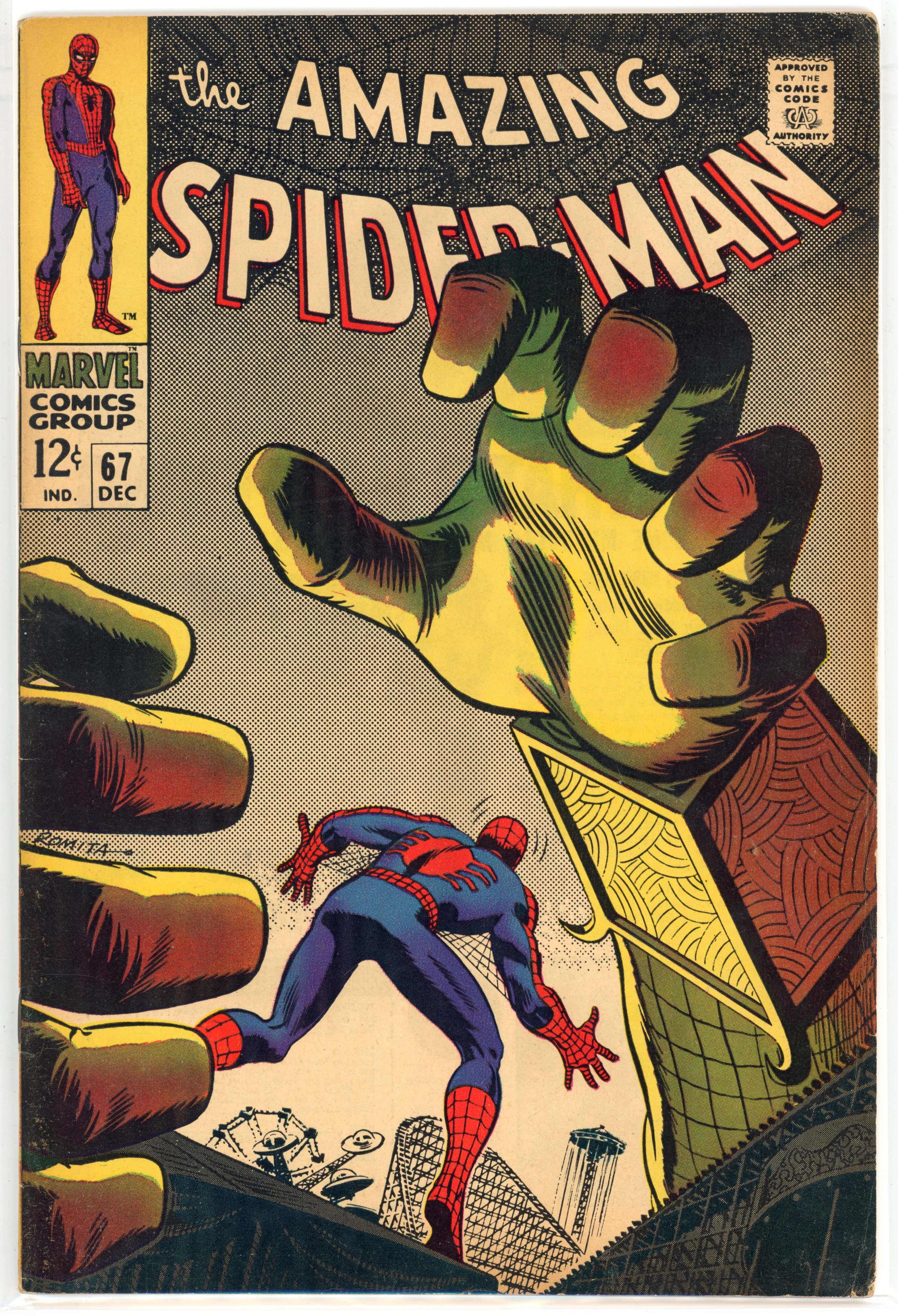 Amazing Spider-Man #67 (Marvel Comics, 1968) 1st appearance of Randy Robertson