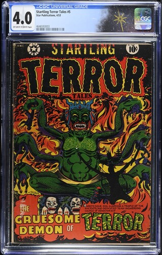 †Startling Terror Tales #5 (Star Publications, 1953) CGC 4.0