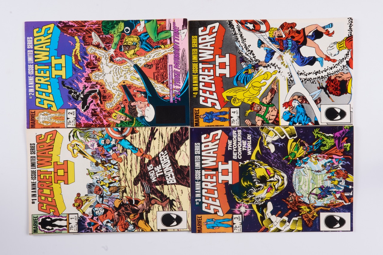 Secret Wars II Complete Set (Marvel Comics, 1985-86) Bundle of 9
