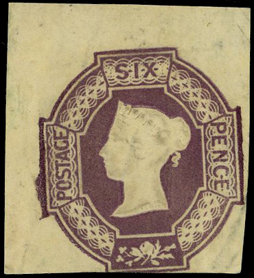1854 6d Purple.