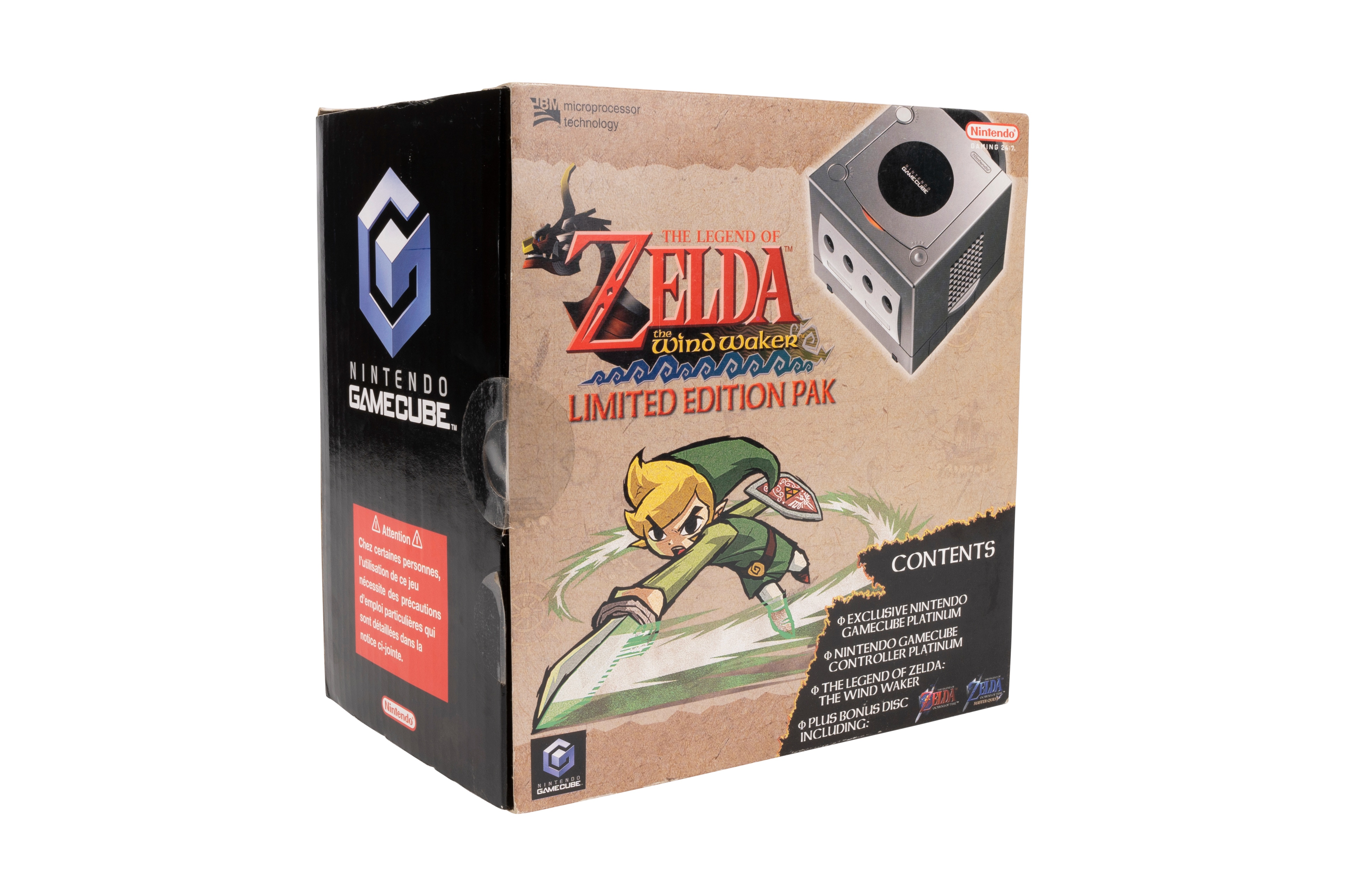 Nintendo - Gamecube Sealed & Unused - Legend of Zelda Wind Waker Limited Edition Pak