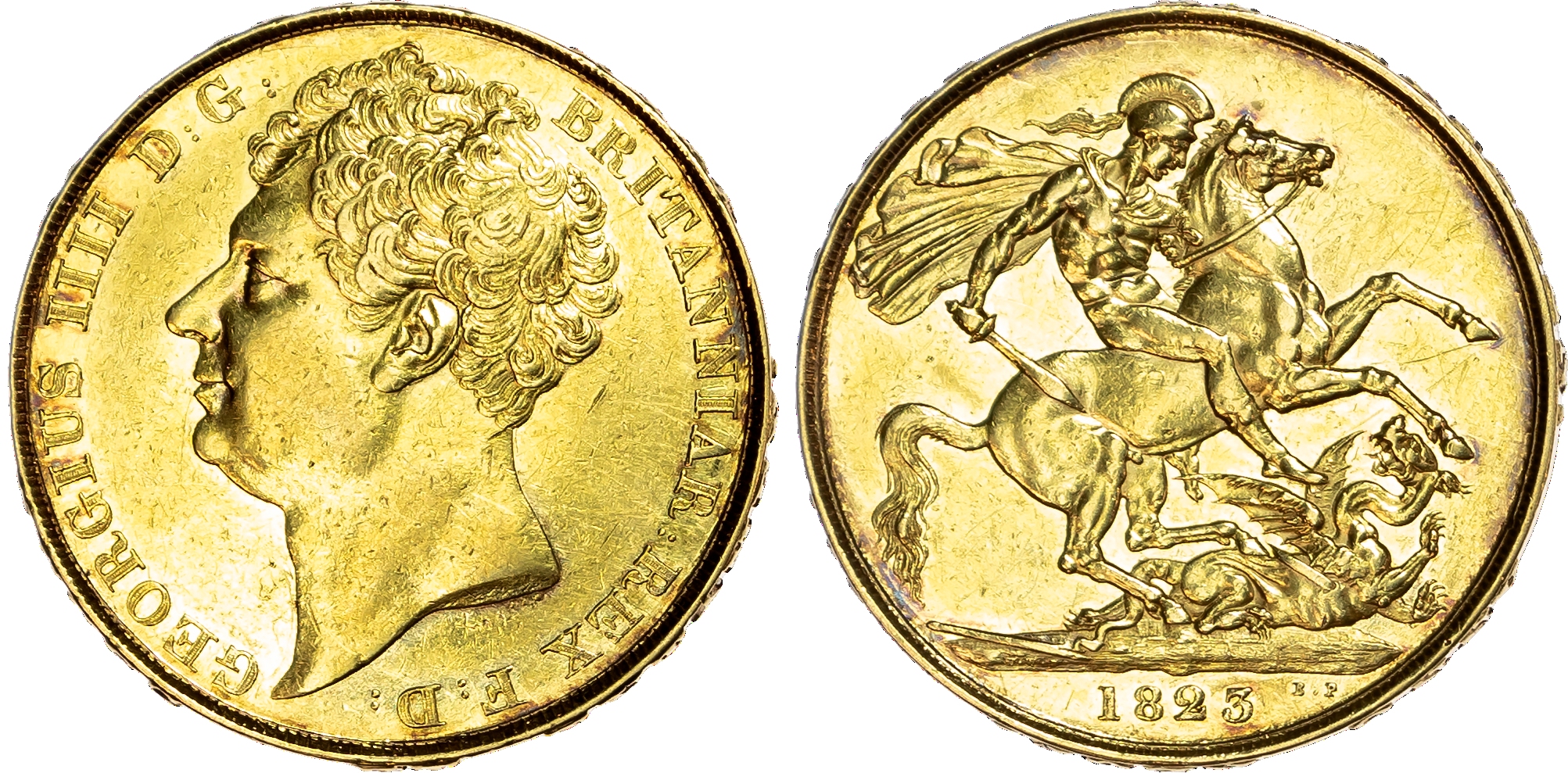 George IV (1820-1830), Two Pounds, 1823.