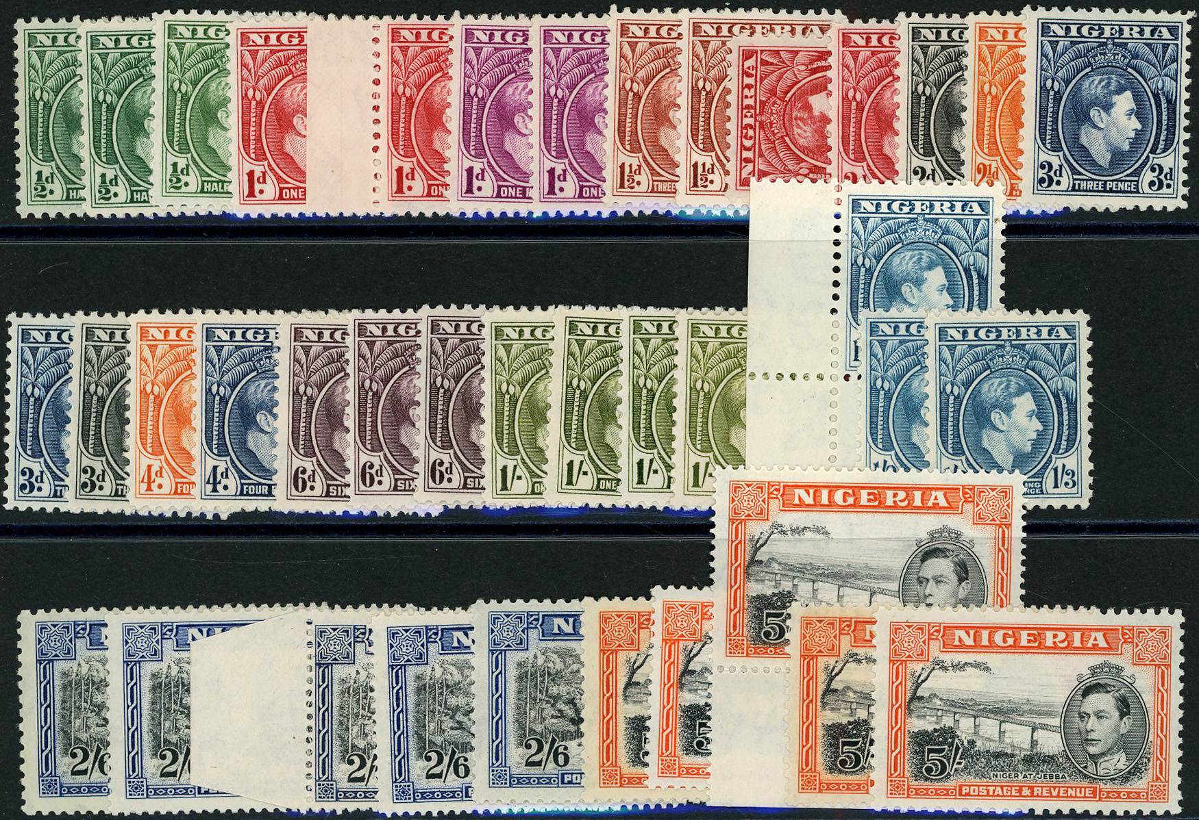 Nigeria SG 49-59c collection...