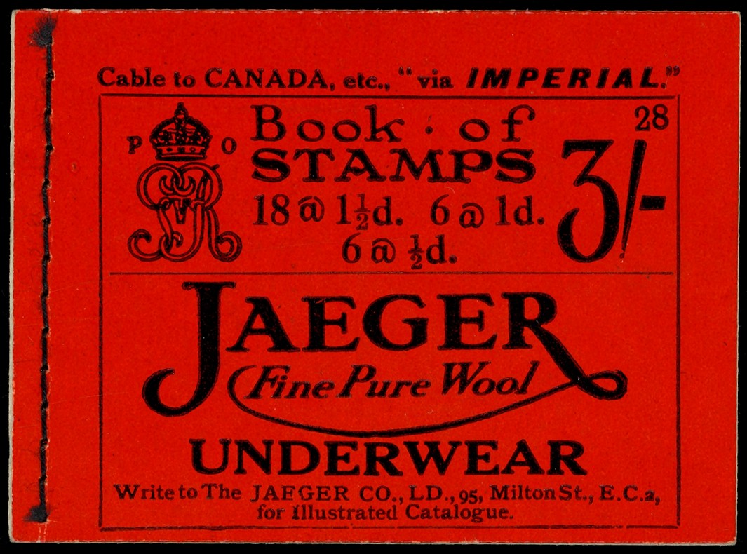 1922 (May) 3s. (Edition 28), scarlet cover