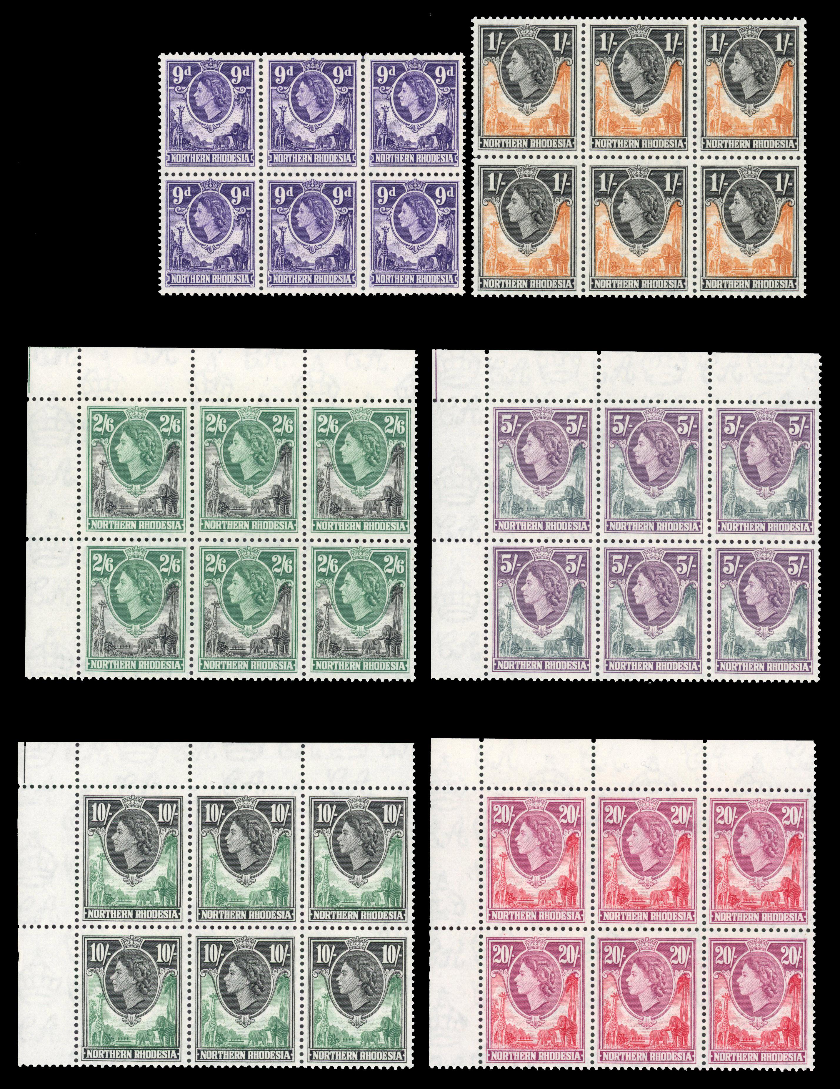 SG 61-74 in blocks of four 
