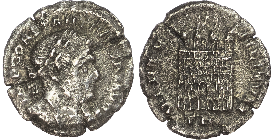 Constantine I (AD 307-337) AR Half-Argenteus, Trier, AD 307-308, 1.31g.