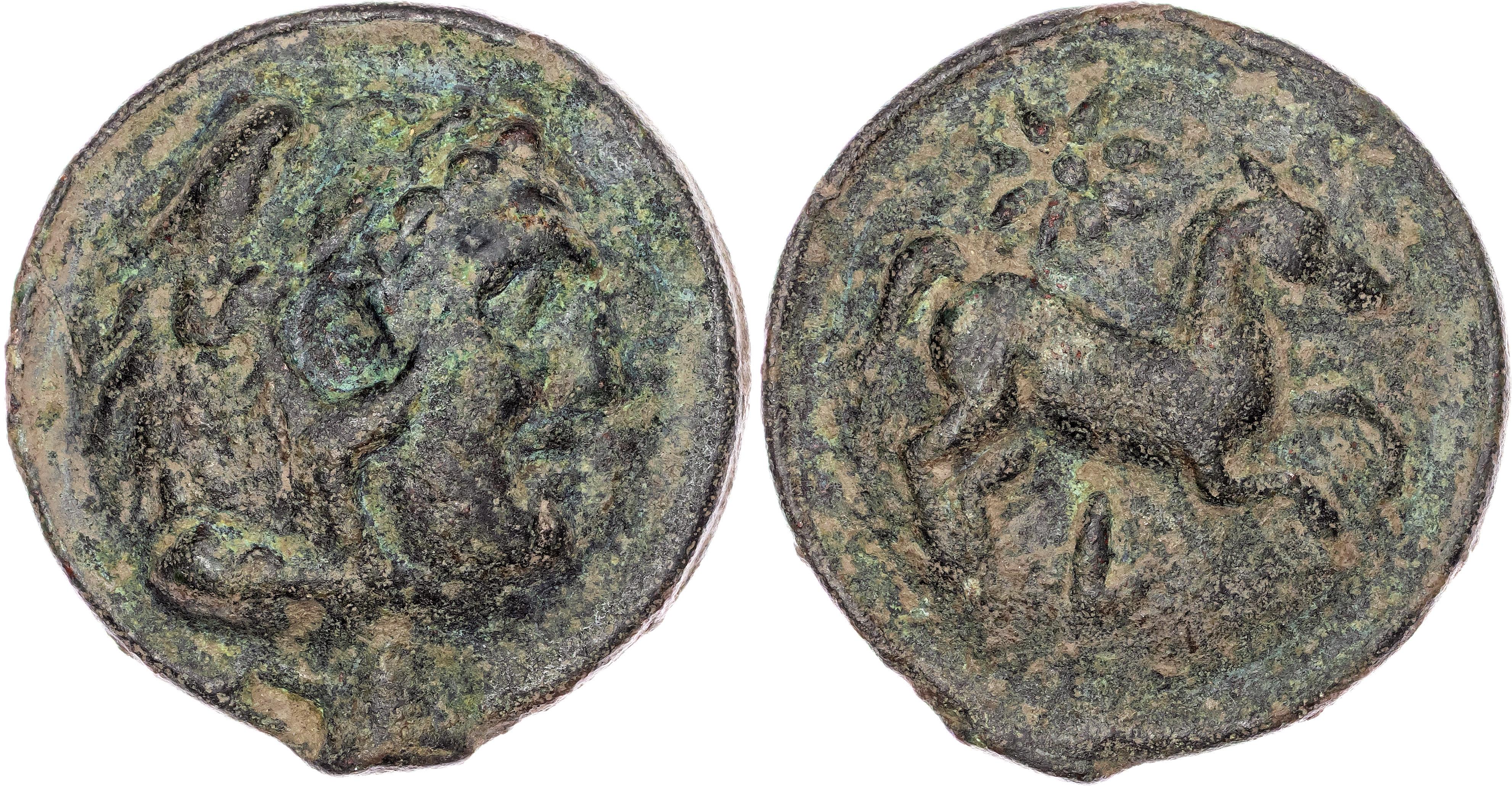 Apulia, Luceria (c. 217‑212 BC) AE Aes Grave As, 80.08g.
