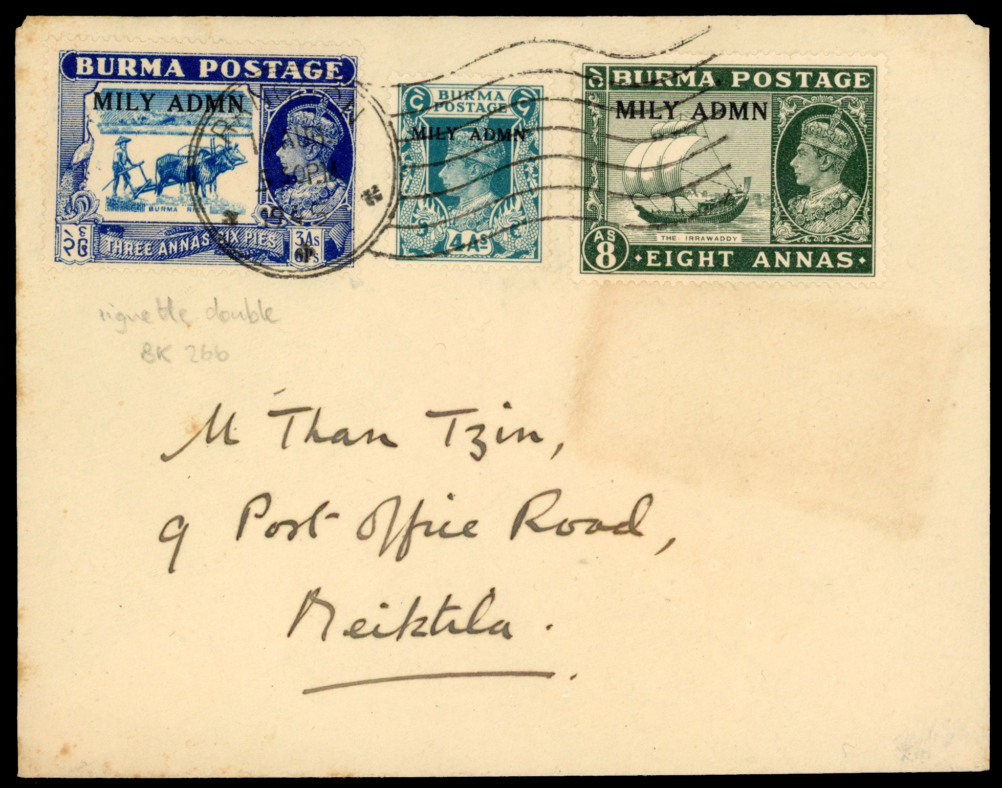 Burma KG VI covers