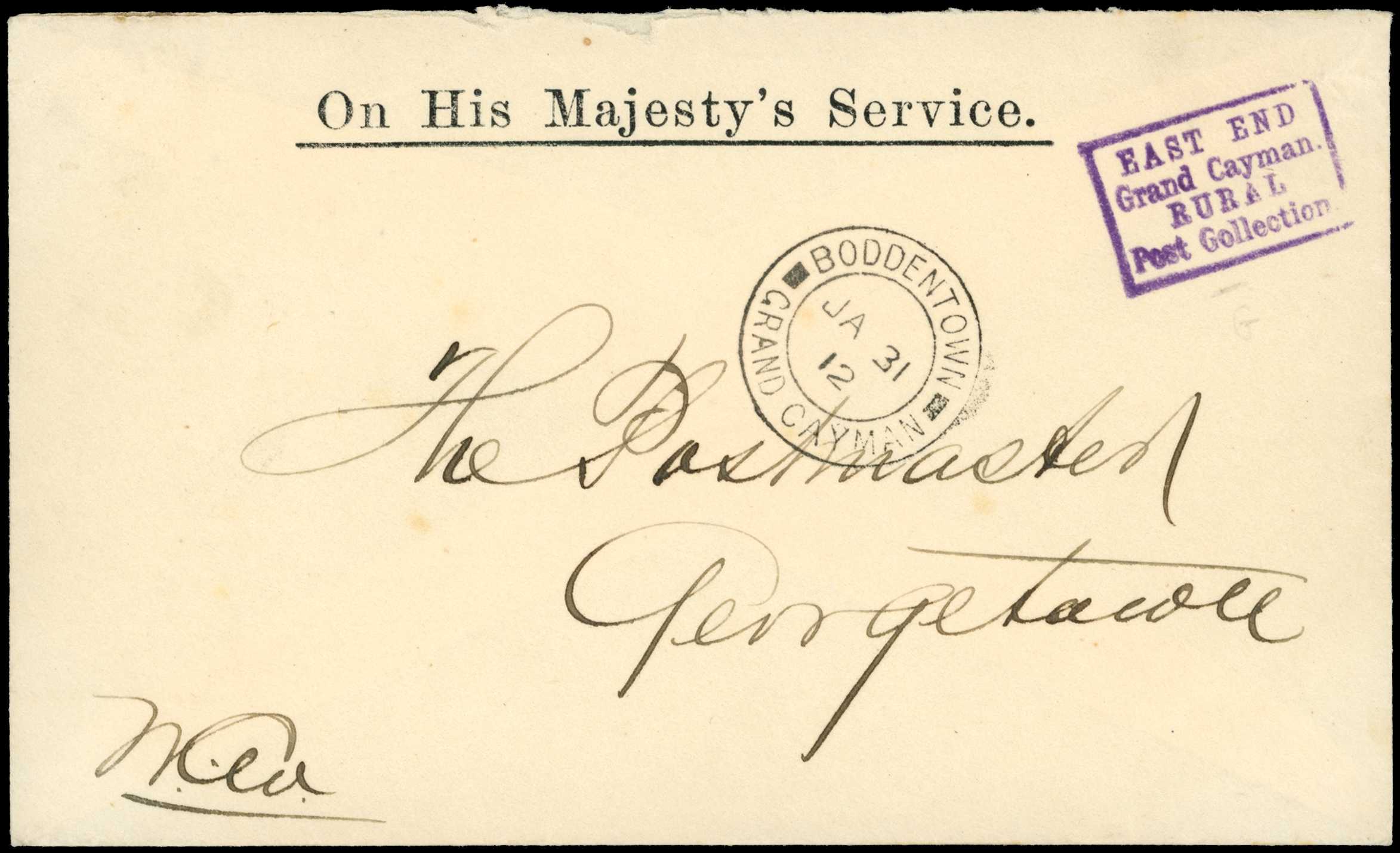 1912 Full strike of East End Rural Post...