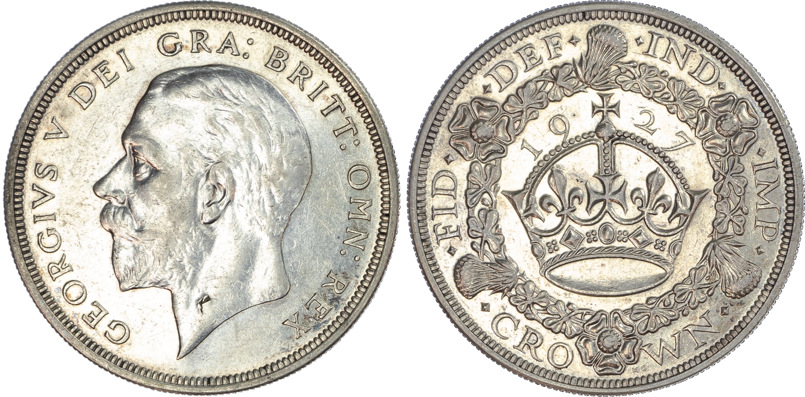 George V (1910‑36), Proof Crown, 1927.