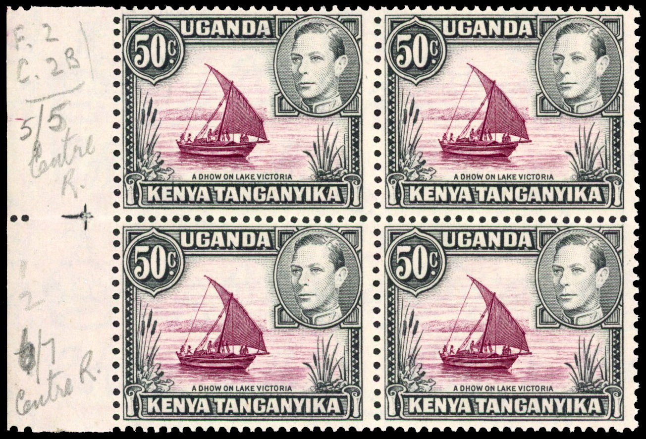 KUT SG 144c block mint