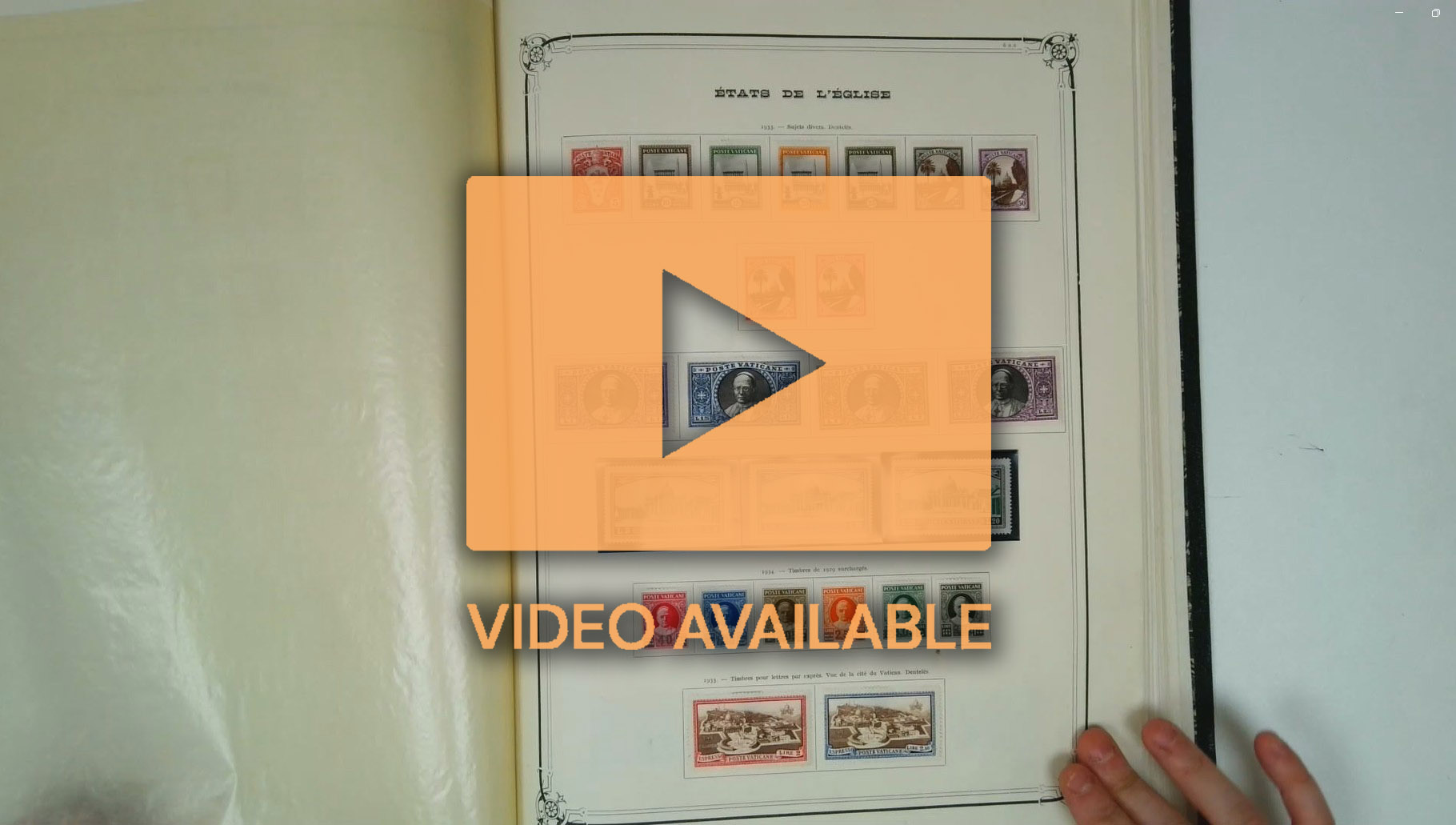 Vatican City 1929-70 mint collection