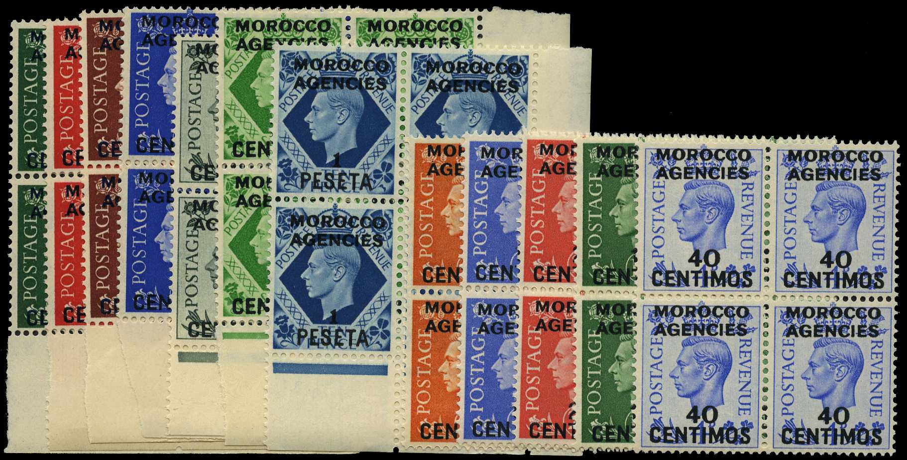 1937-52 and 1951-2 sets in unmounted o.g....