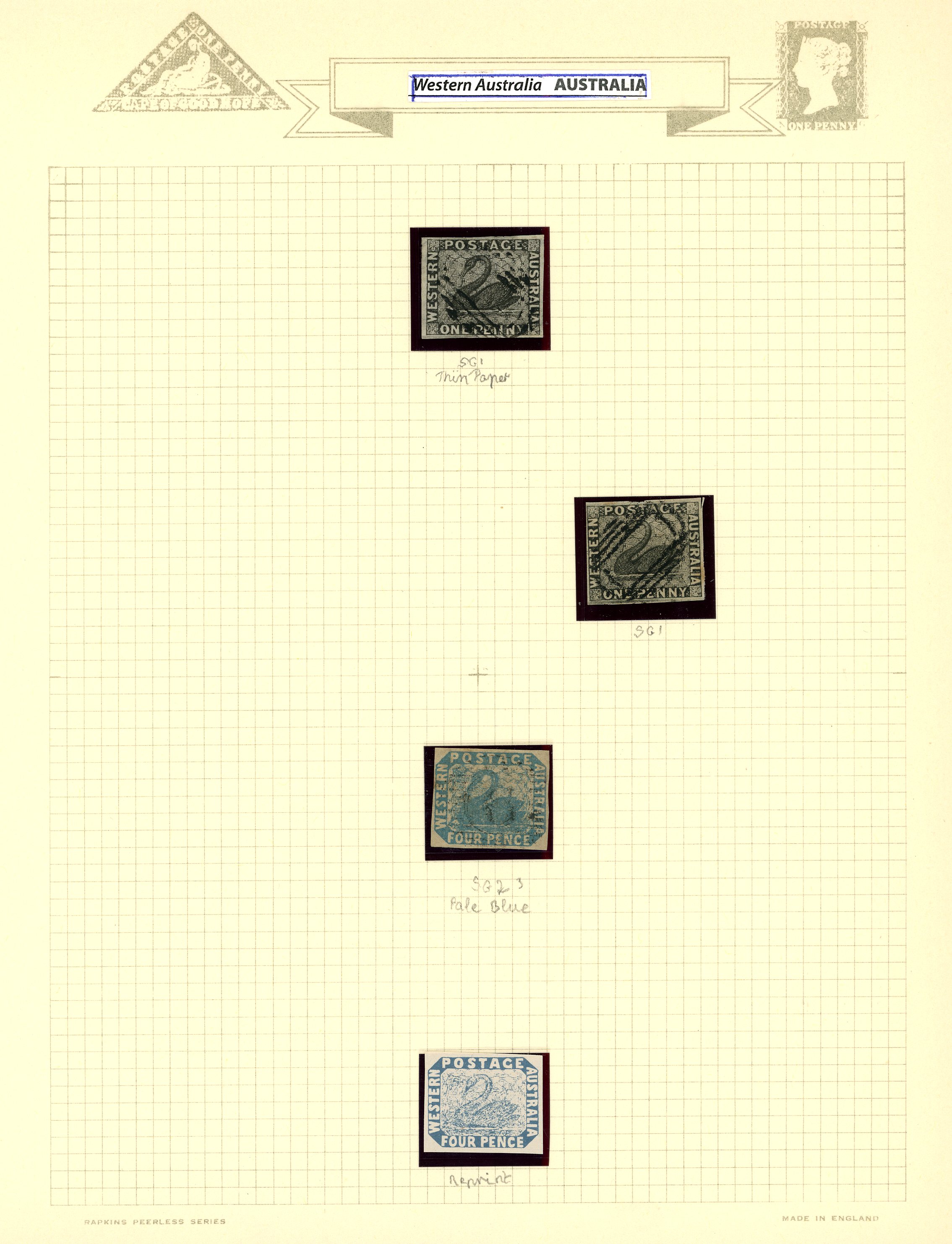Australia States. Small range of twelve...